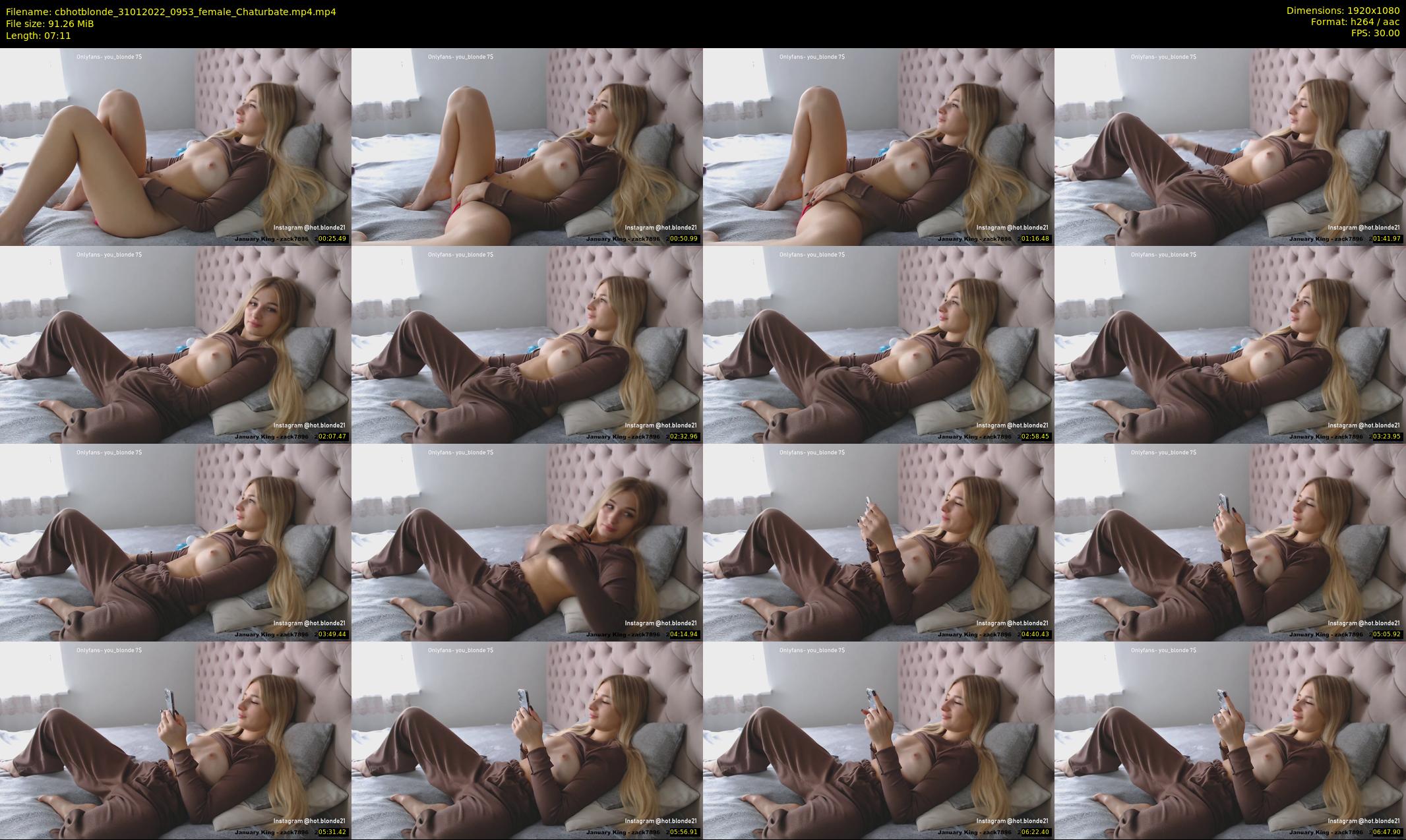 cbhotblonde — 8 minute Chaturbate female cam show recording, 1080p, Jan 31, 2022