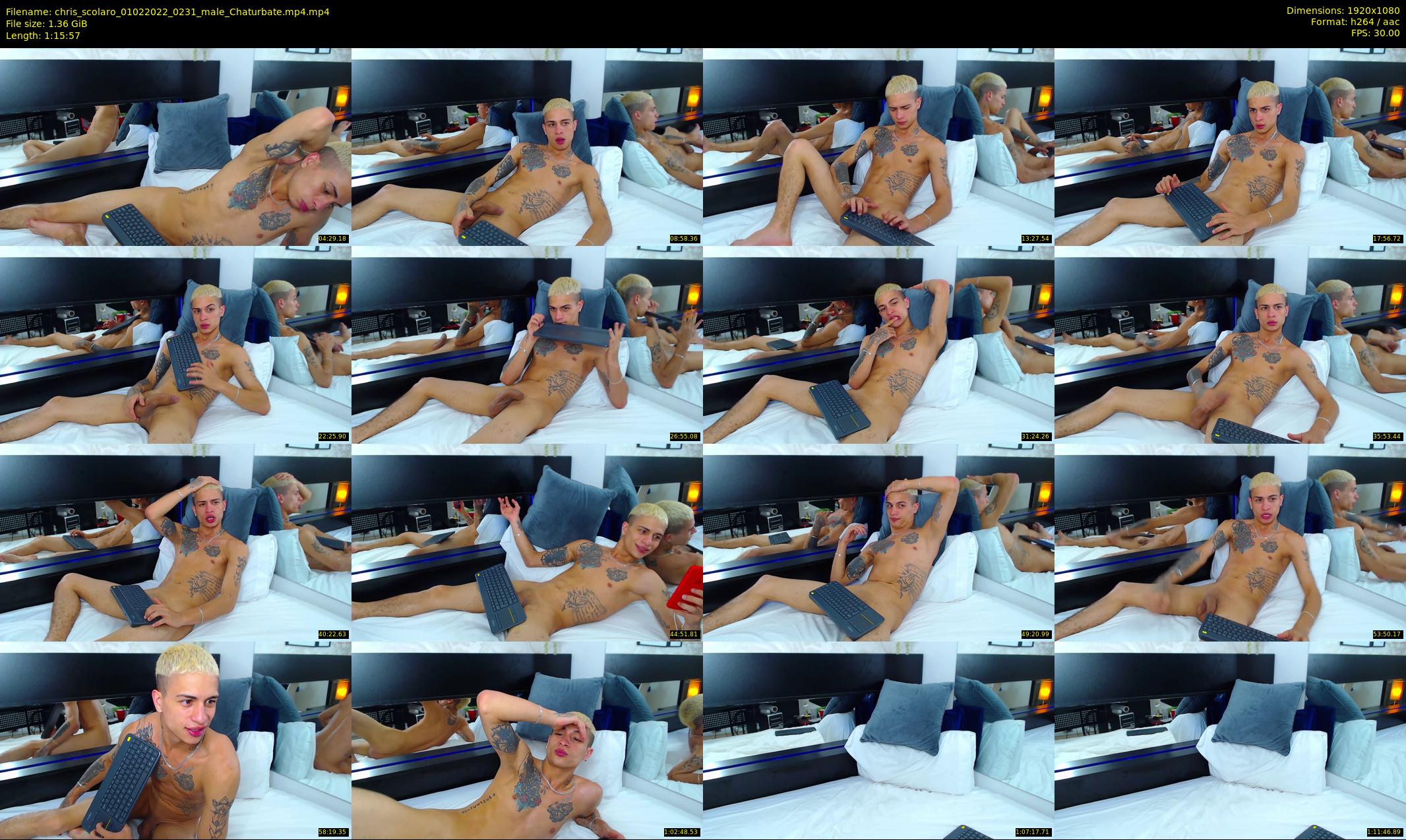 chris_scolaro — 76 minute Chaturbate male cam show recording, 1080p, Feb 1, 2022