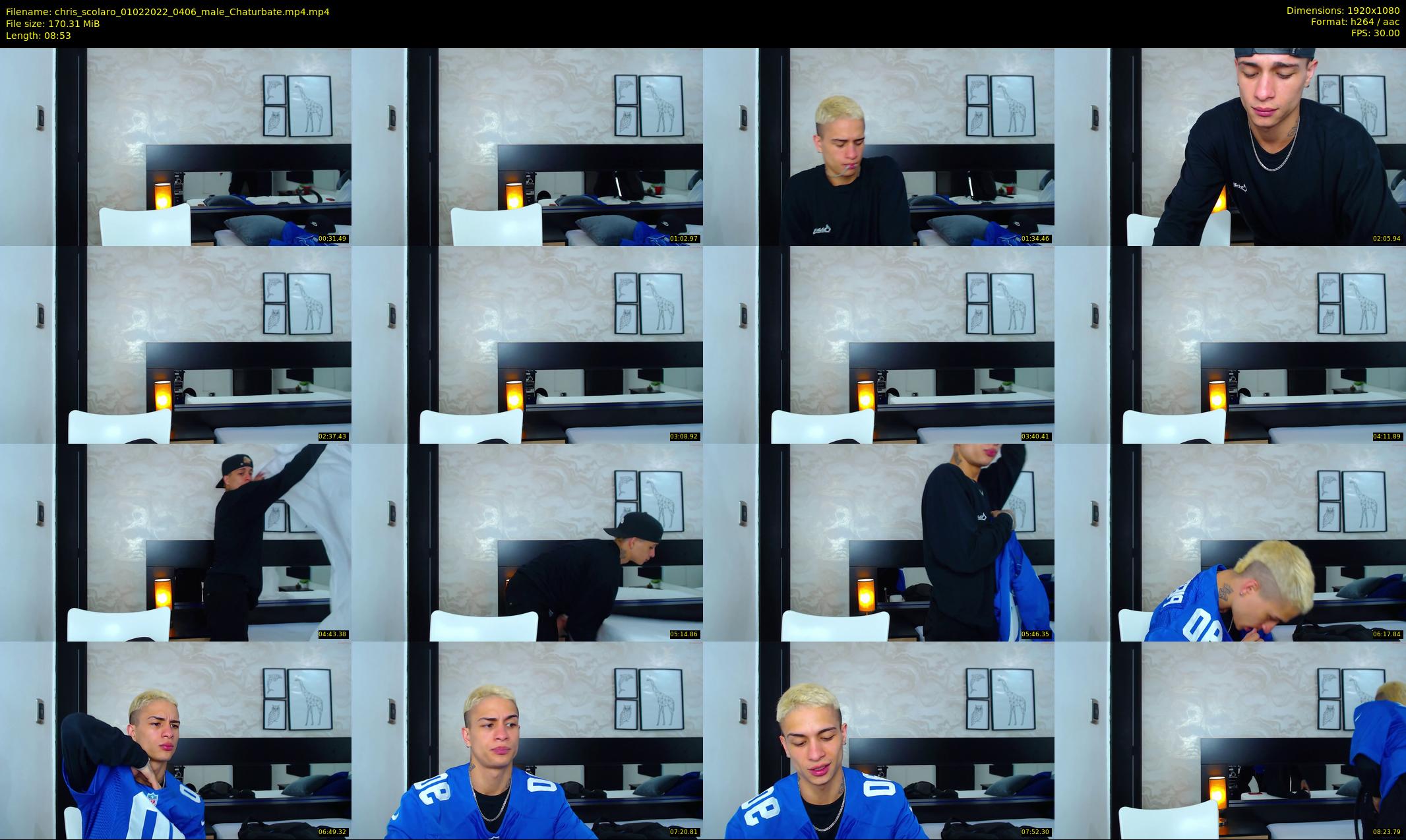 chris_scolaro — 9 minute Chaturbate male cam show recording, 1080p, Feb 1, 2022
