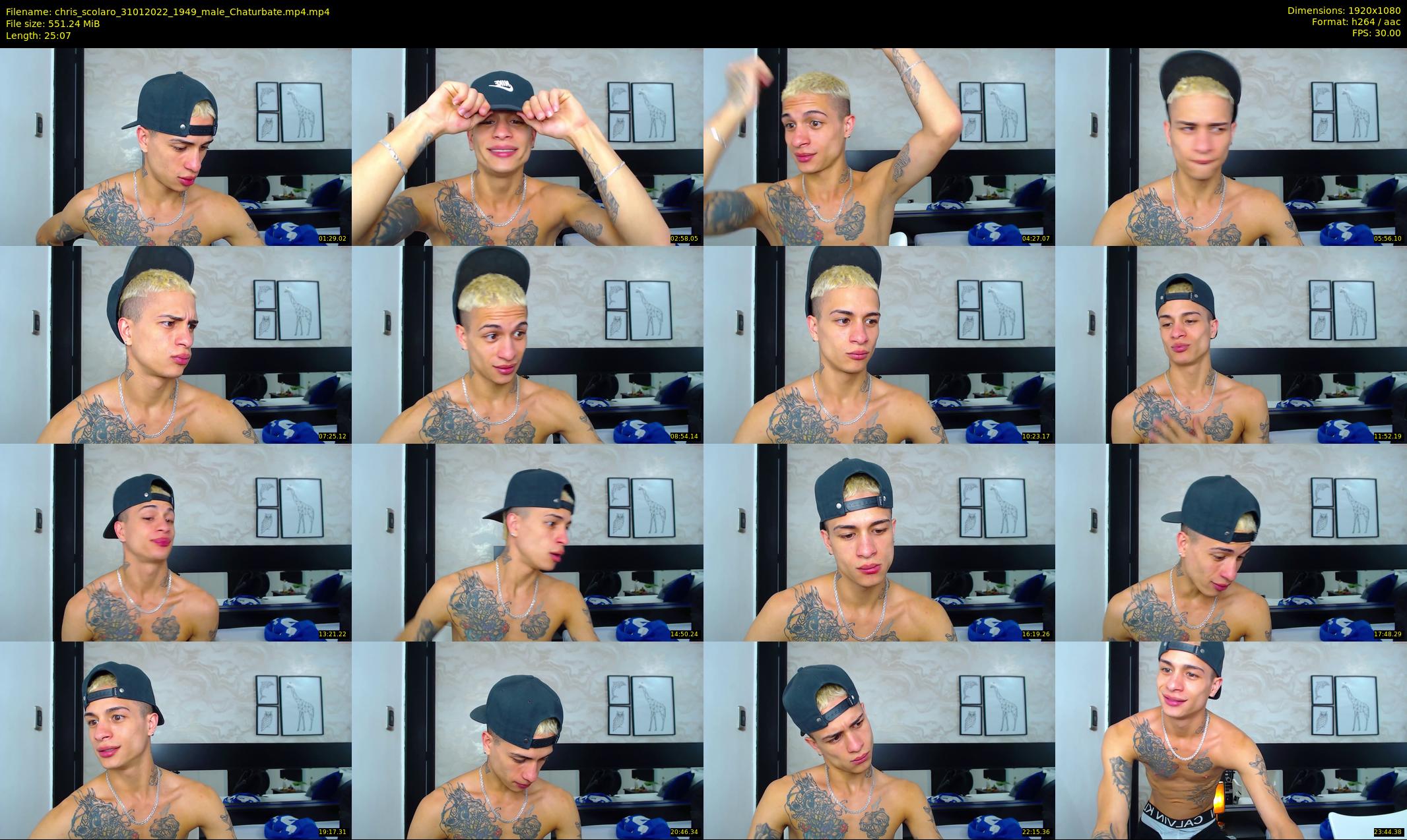 chris_scolaro — 26 minute Chaturbate male cam show recording, 1080p, Jan 31, 2022