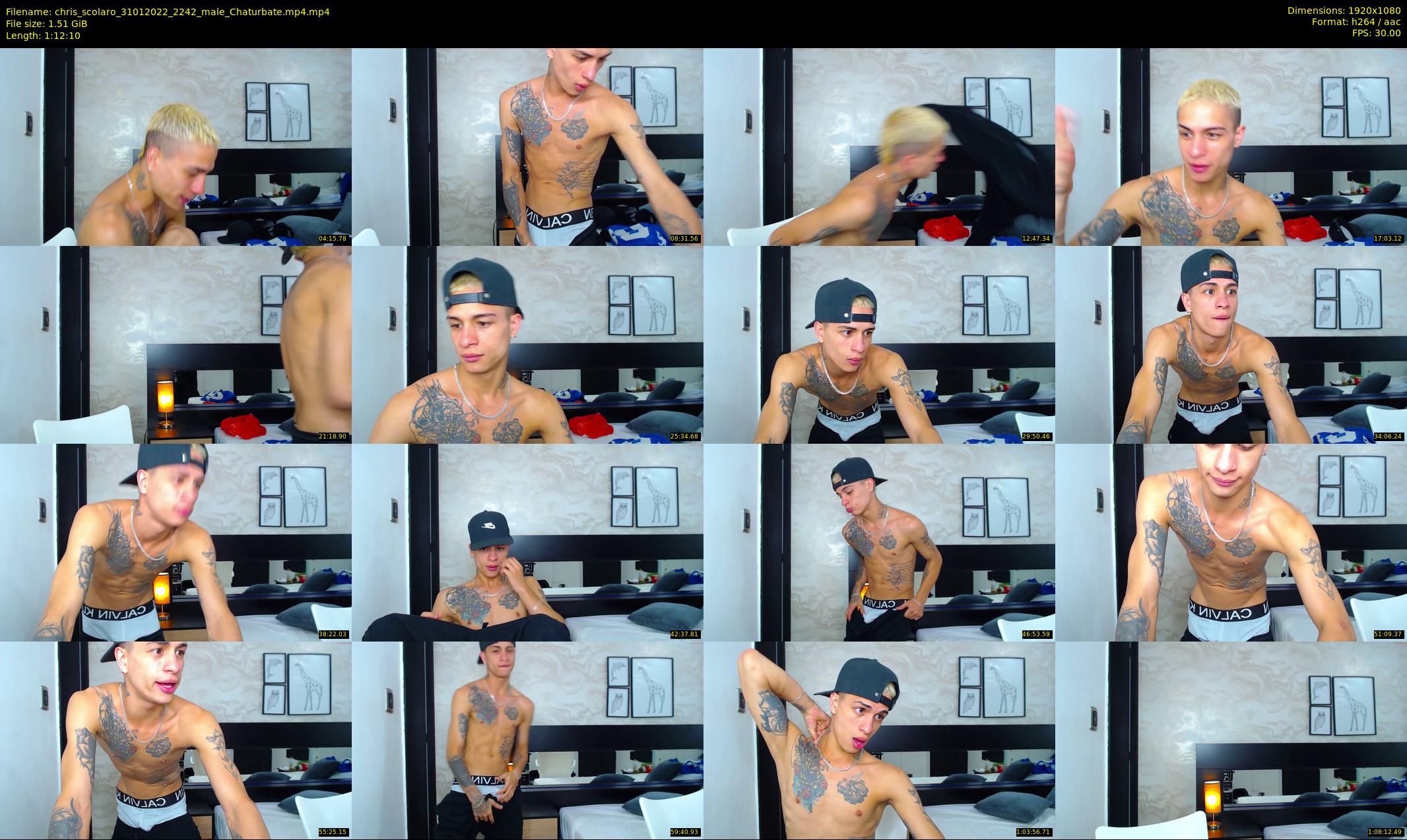 chris_scolaro — 73 minute Chaturbate male cam show recording, 1080p, Jan 31, 2022