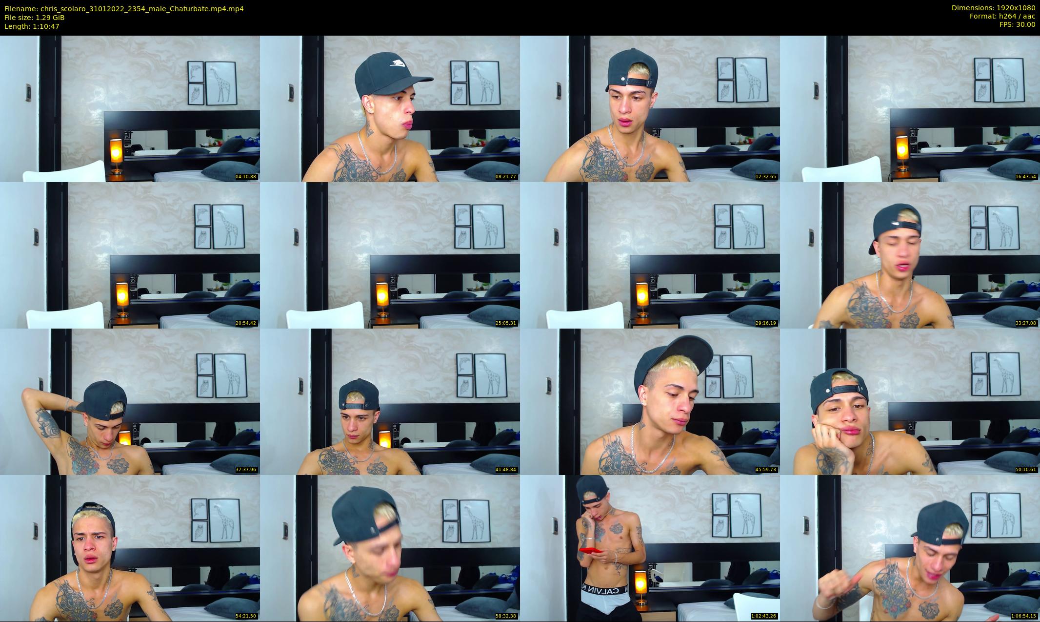 chris_scolaro — 71 minute Chaturbate male cam show recording, 1080p, Jan 31, 2022