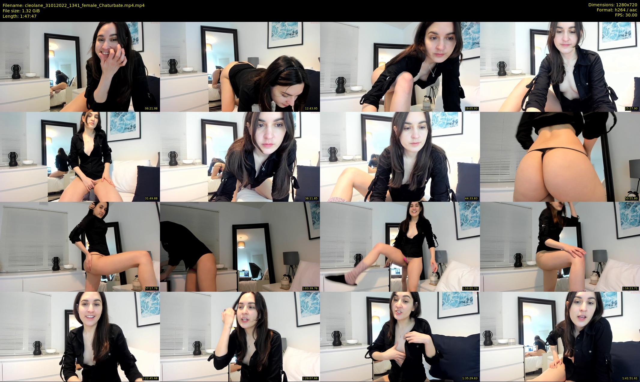 cleolane — 108 minute Chaturbate female cam show recording, 720p, Jan 31, 2022