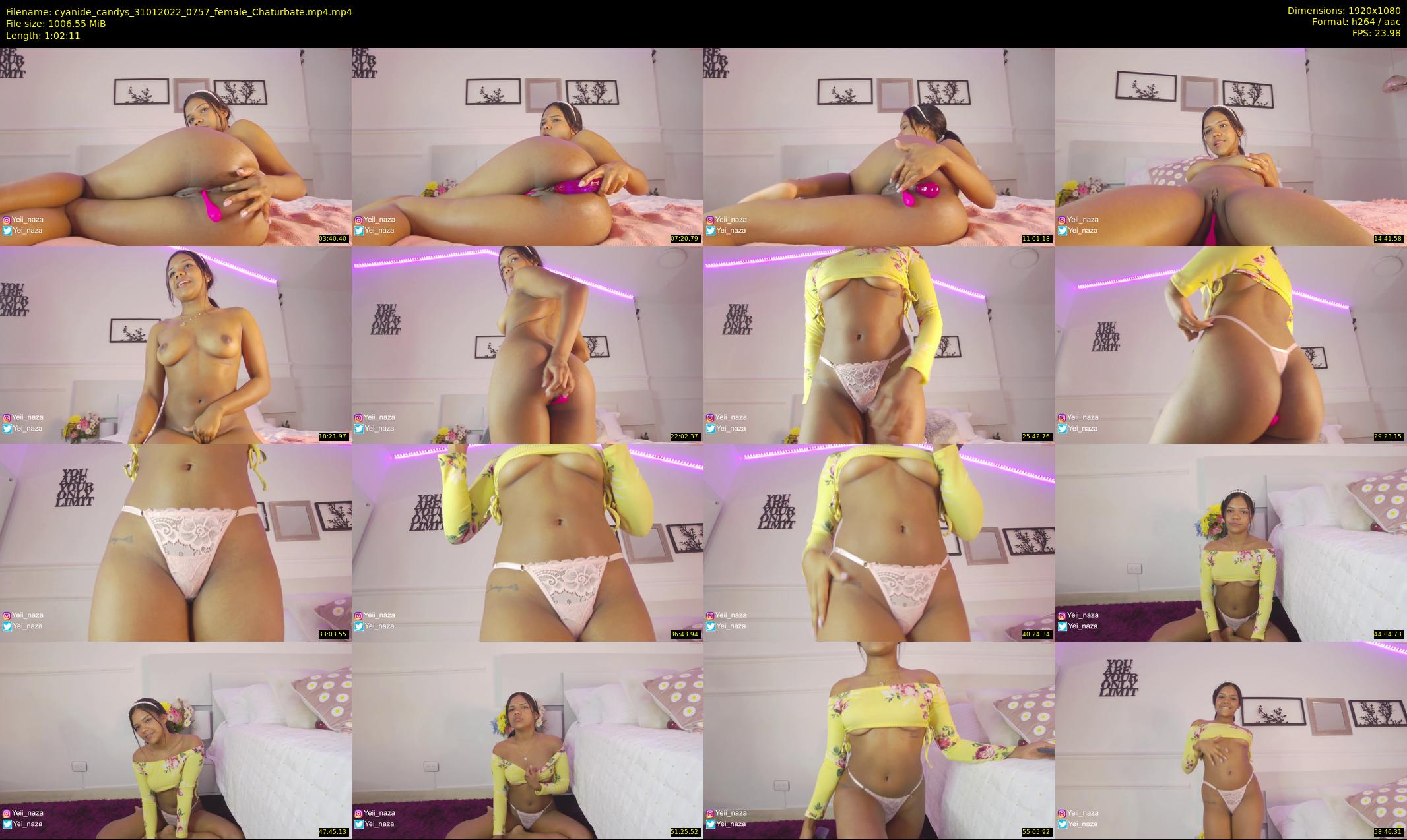 cyanide_candys — 63 minute Chaturbate female cam show recording, 1080p, Jan 31, 2022