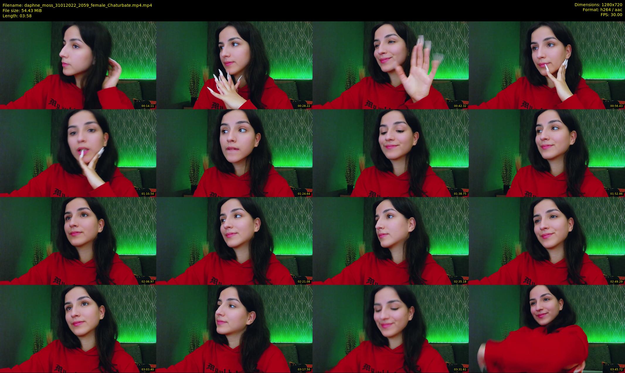 daphne_moss — 4 minute Chaturbate female cam show recording, 720p, Jan 31, 2022