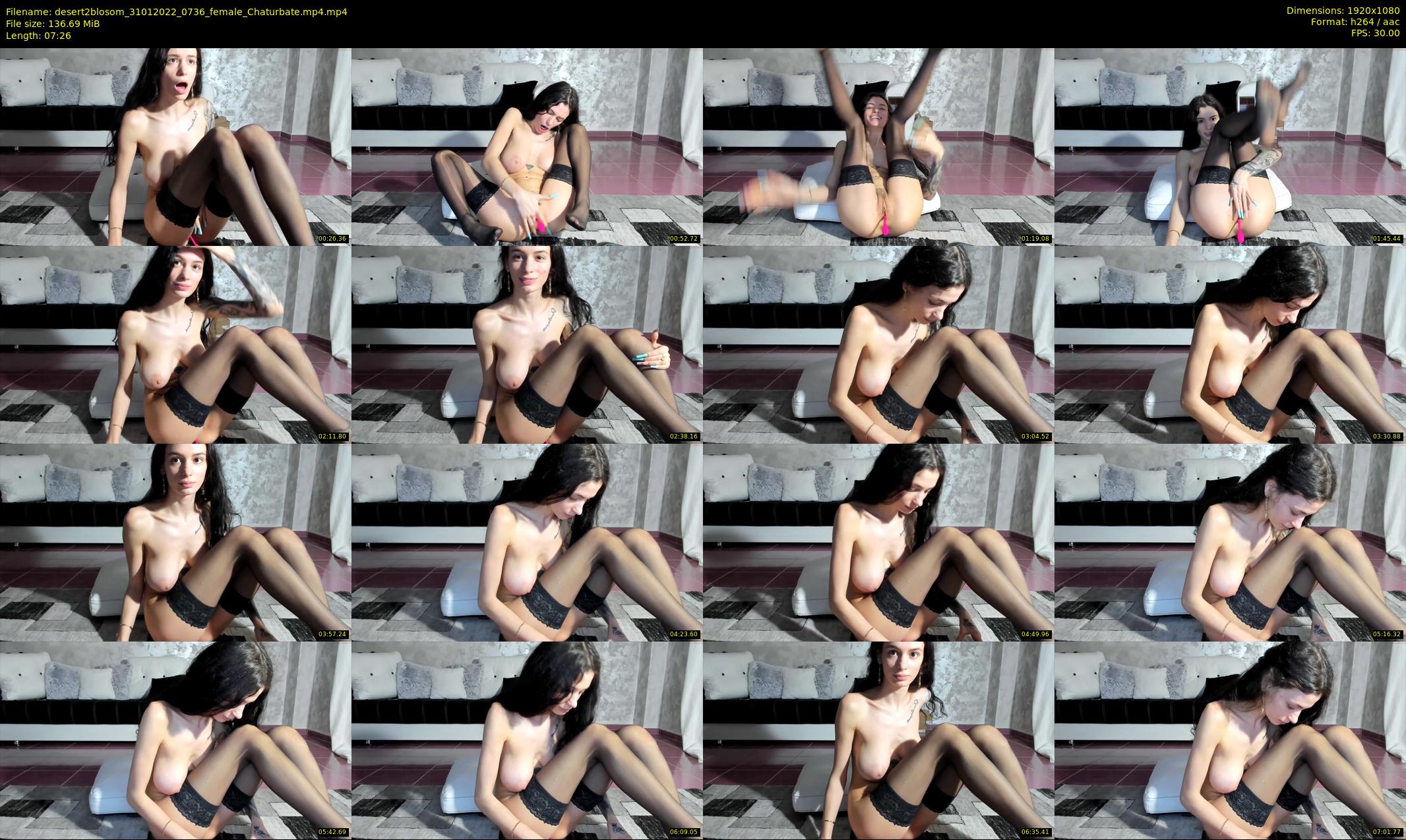 desert2blosom — 8 minute Chaturbate female cam show recording, 1080p, Jan 31, 2022