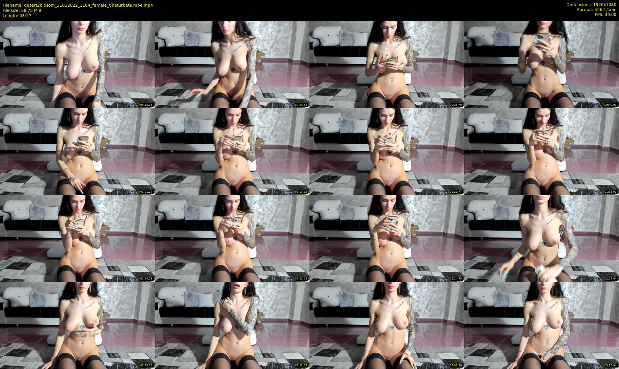 desert2blosom — 4 minute Chaturbate female cam show recording, 1080p, Jan 31, 2022
