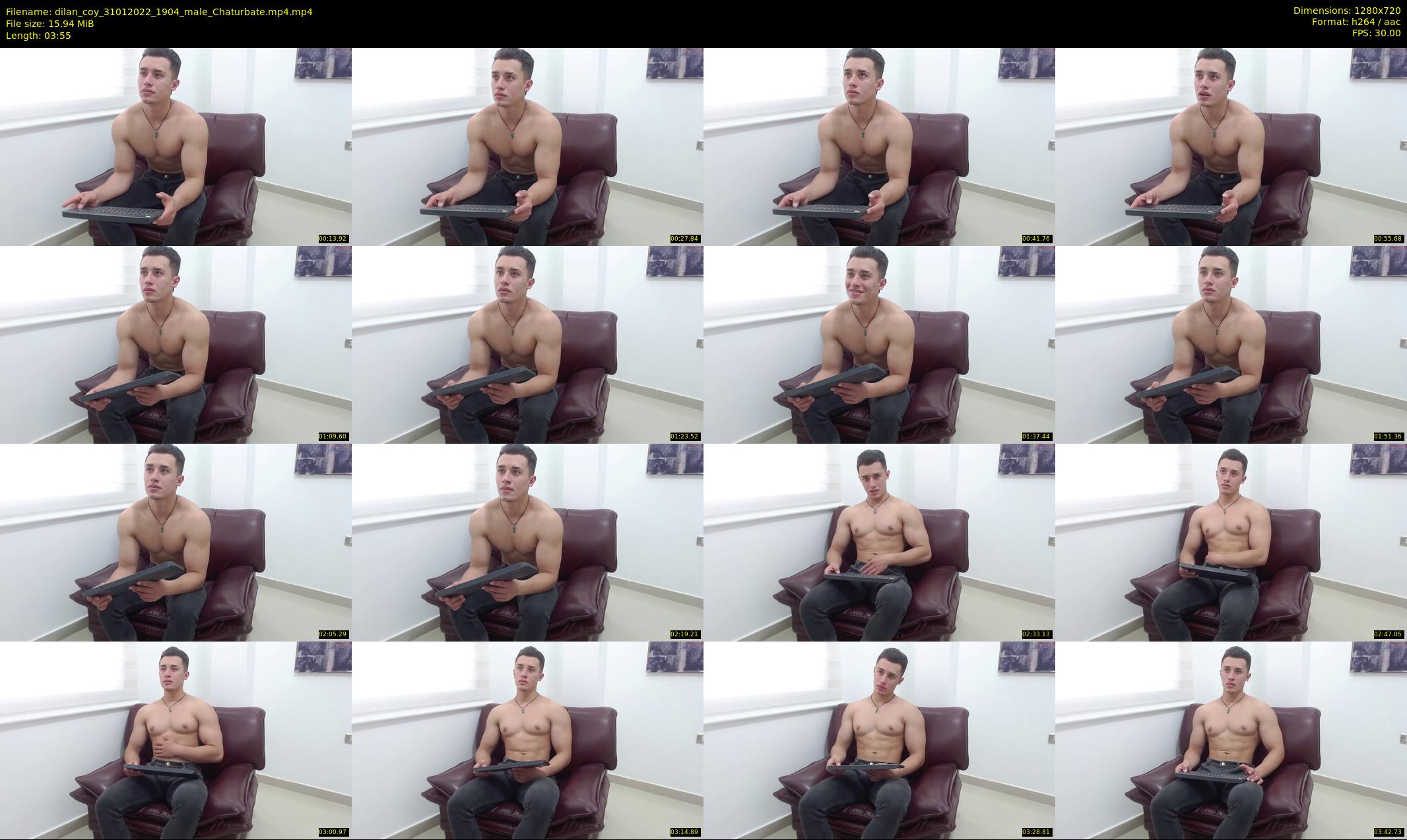dilan_coy — 4 minute Chaturbate male cam show recording, 720p, Jan 31, 2022