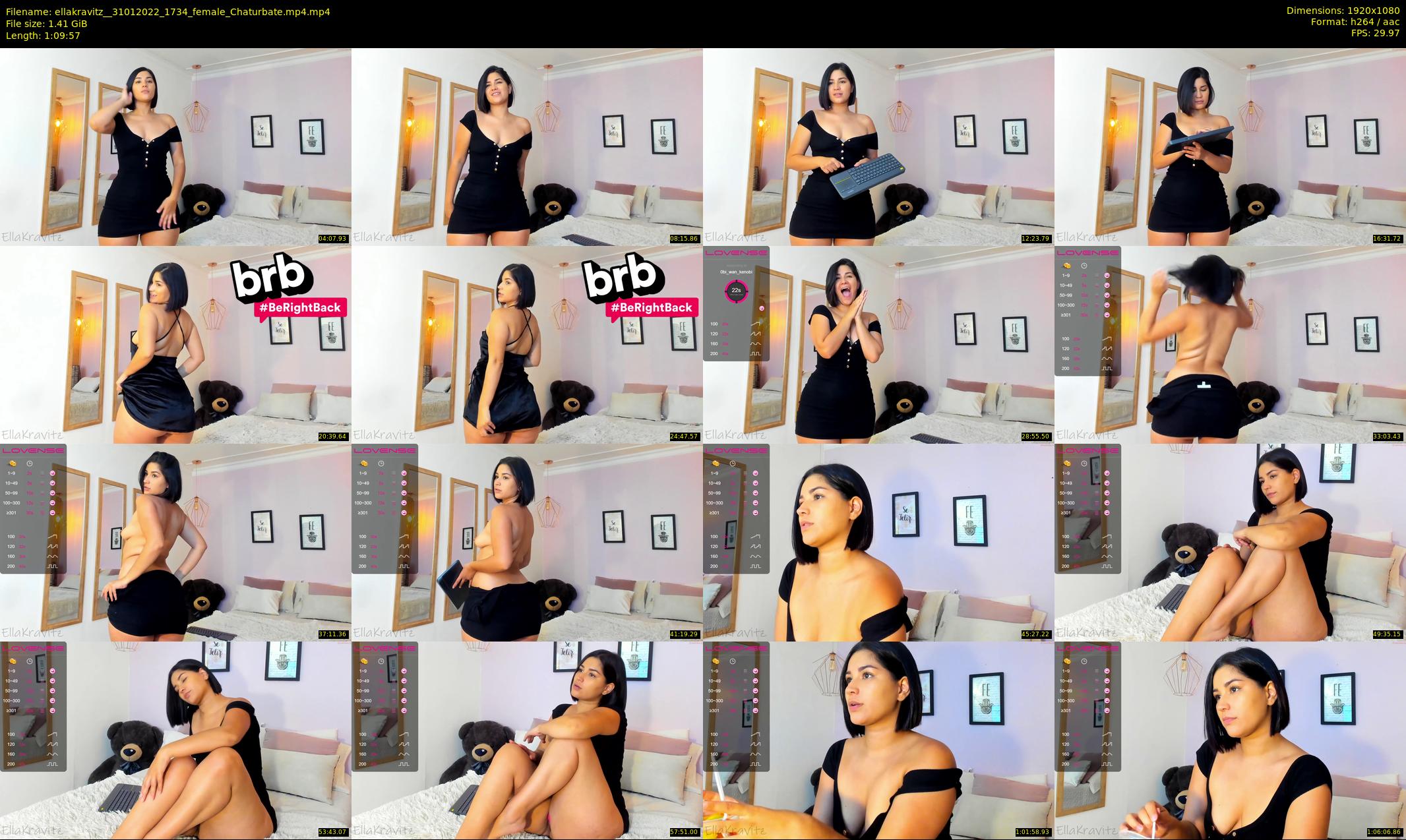 ellakravitz_ — 70 minute Chaturbate female cam show recording, 1080p, Jan 31, 2022