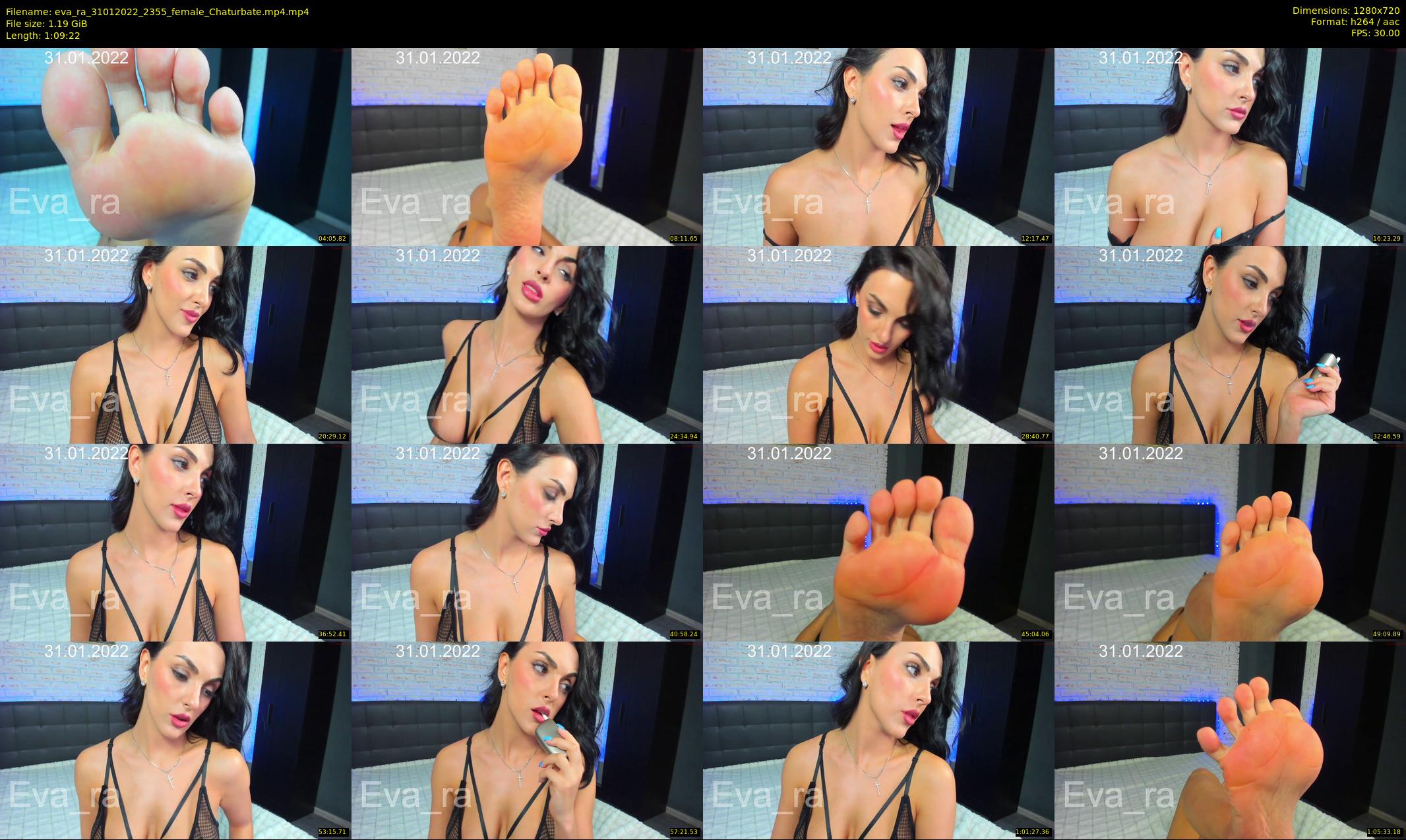 eva_ra — 70 minute Chaturbate female cam show recording, 720p, Jan 31, 2022