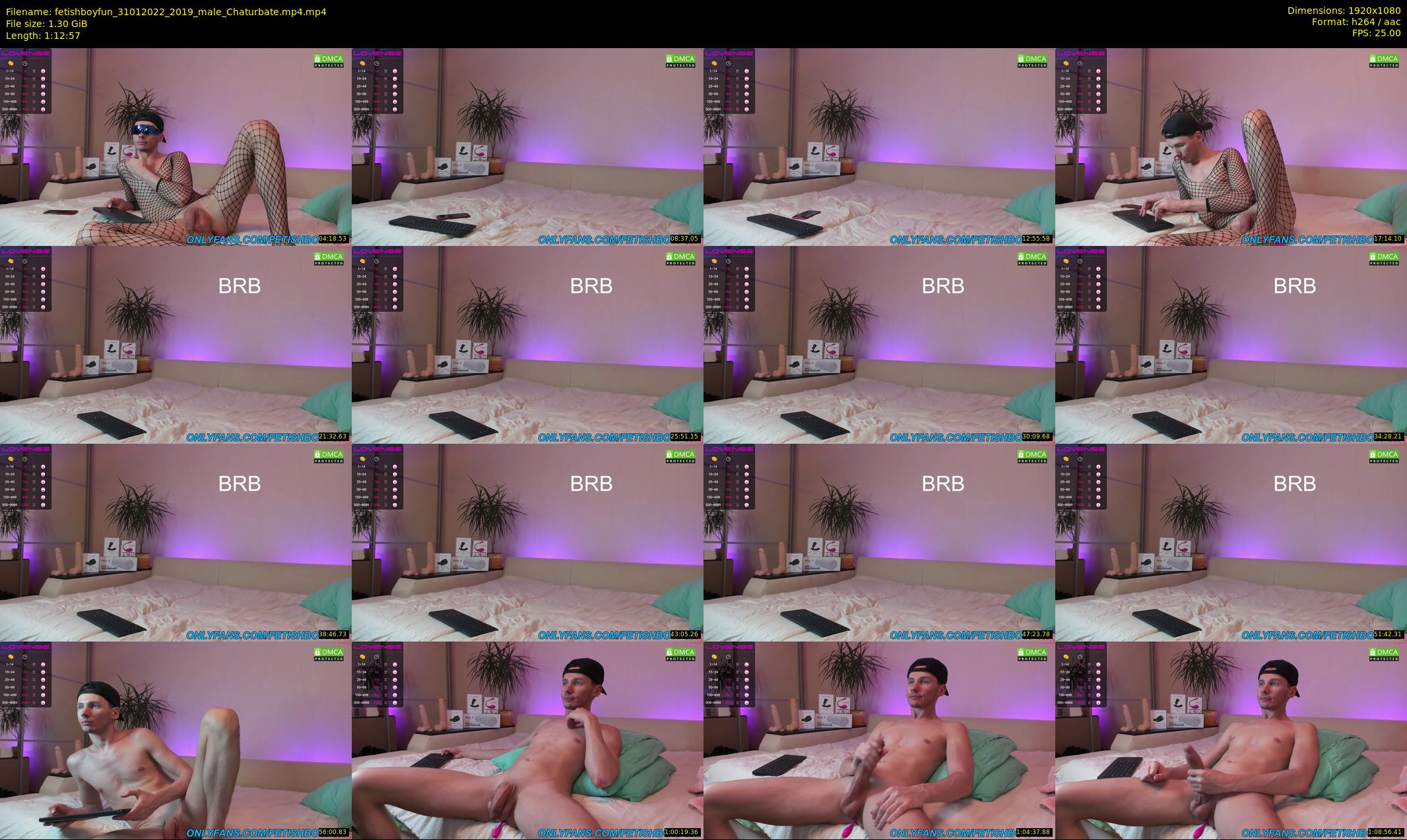 fetishboyfun — 73 minute Chaturbate male cam show recording, 1080p, Jan 31, 2022
