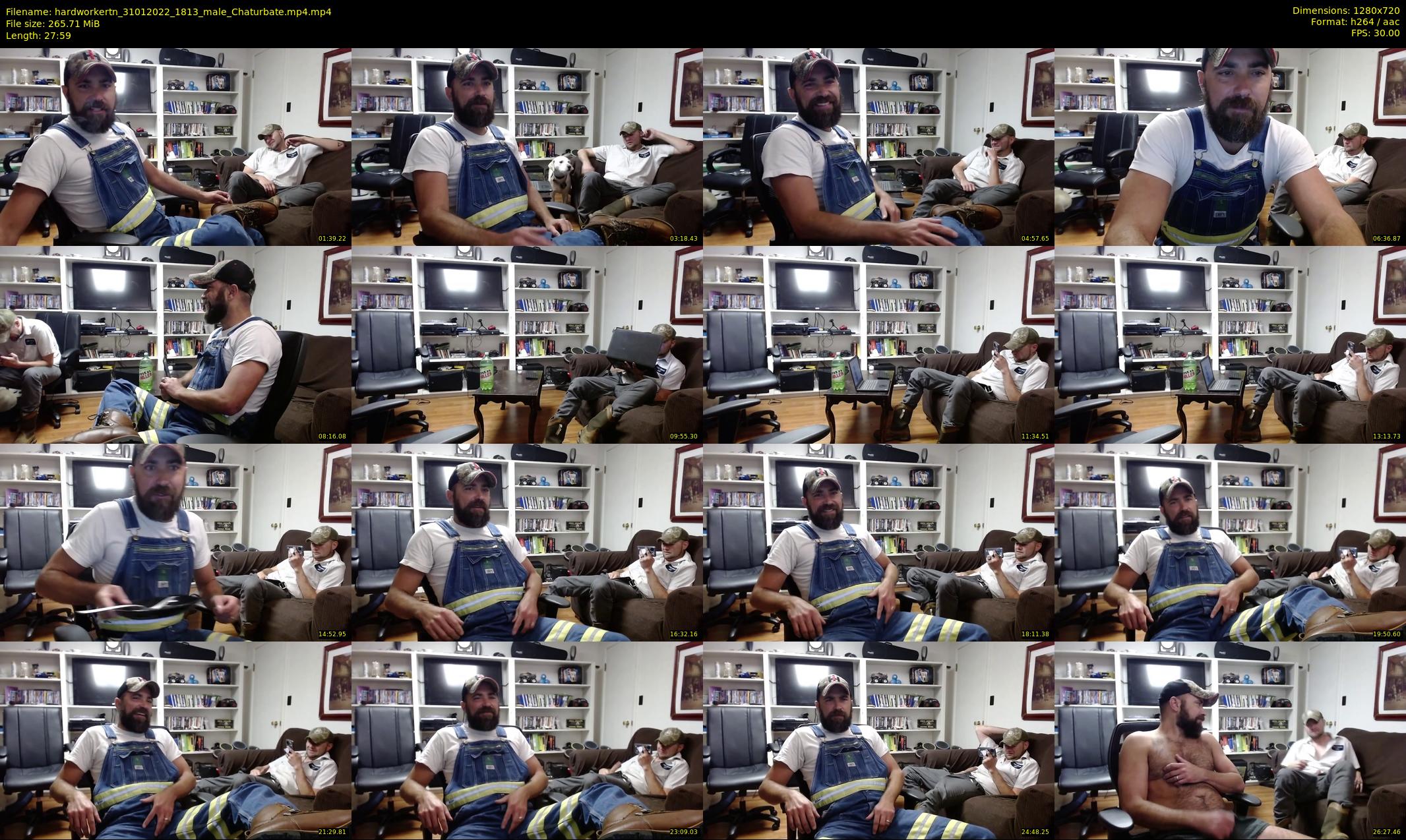 hardworkertn — 28 minute Chaturbate male cam show recording, 720p, Jan 31, 2022