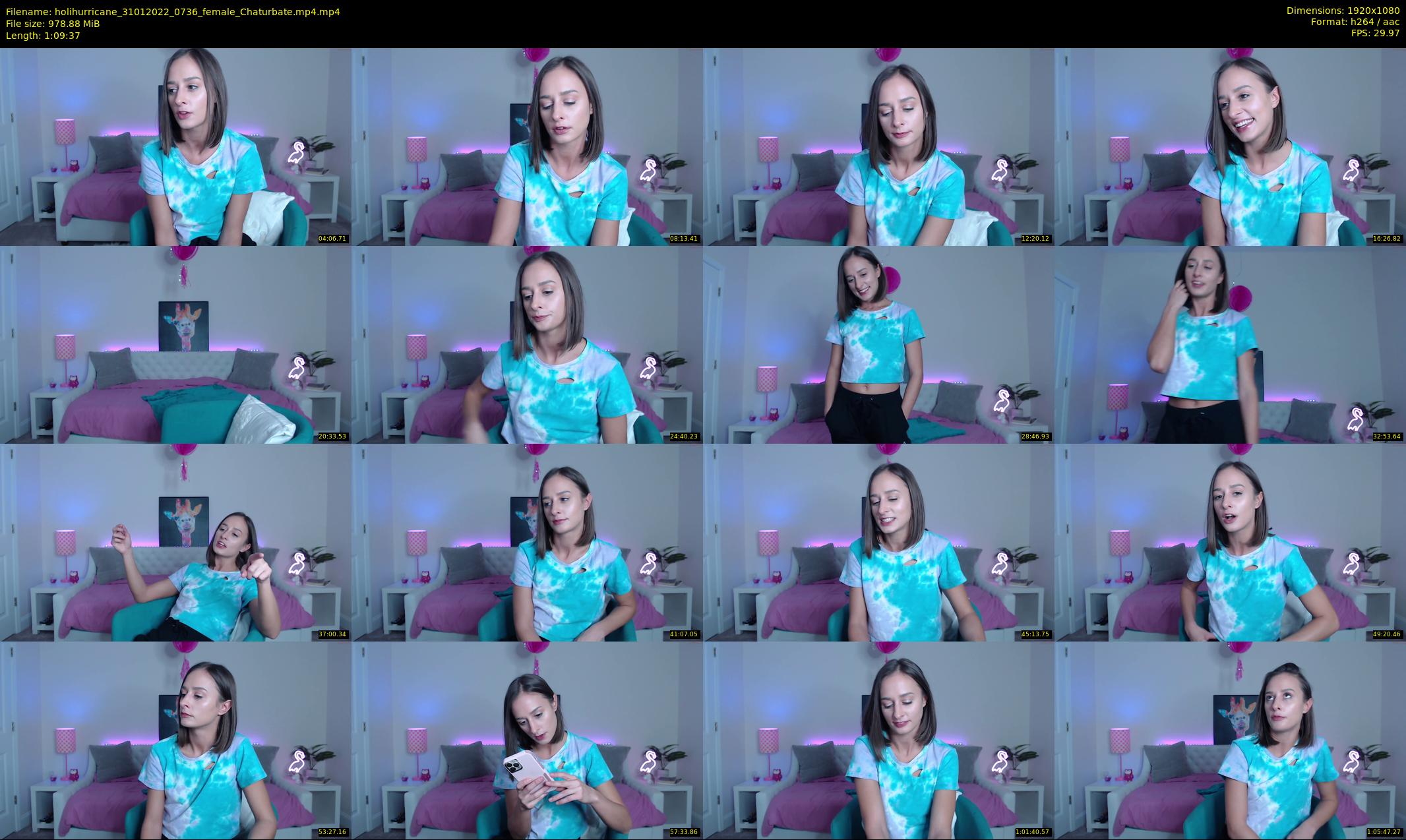 holihurricane — 70 minute Chaturbate female cam show recording, 1080p, Jan 31, 2022