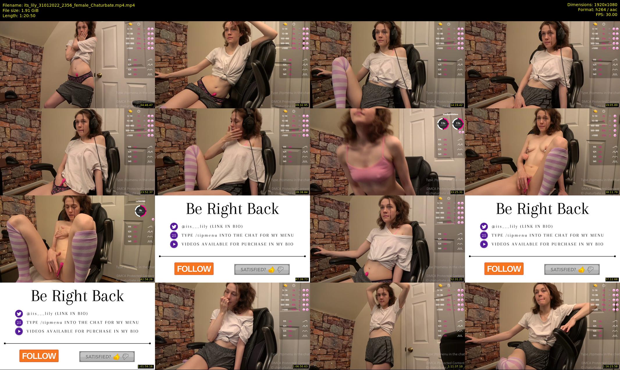 its_lily — 81 minute Chaturbate female cam show recording, 1080p, Jan 31, 2022