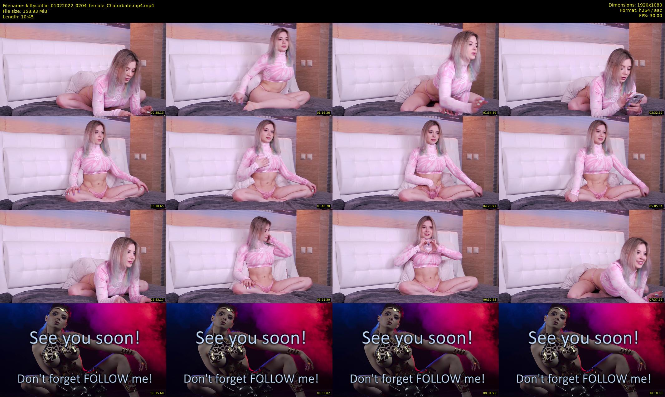 kittycaitlin — 11 minute Chaturbate female cam show recording, 1080p, Feb 1, 2022