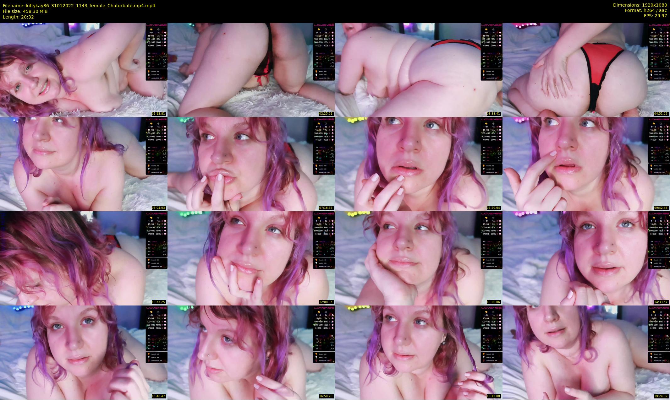 kittykay86 — 21 minute Chaturbate female cam show recording, 1080p, Jan 31, 2022