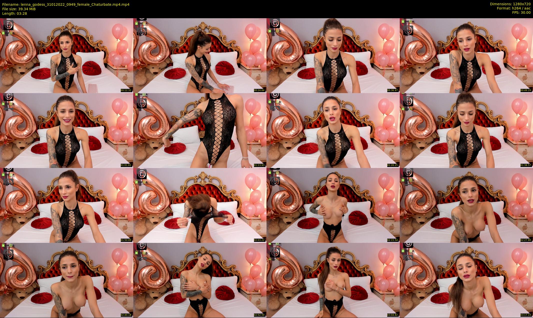 lenna_godess — 4 minute Chaturbate female cam show recording, 720p, Jan 31, 2022