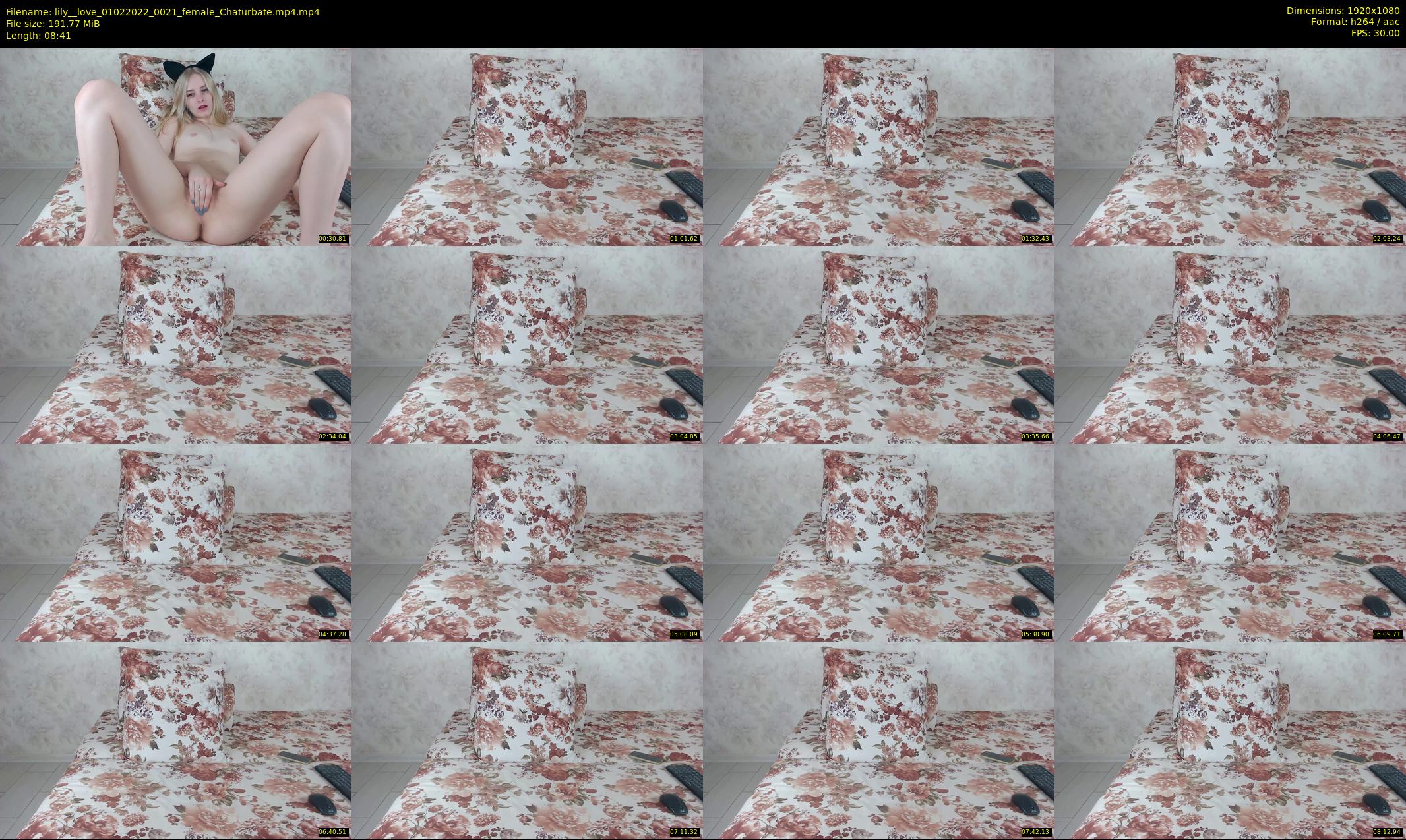 lily__love — 9 minute Chaturbate female cam show recording, 1080p, Feb 1, 2022