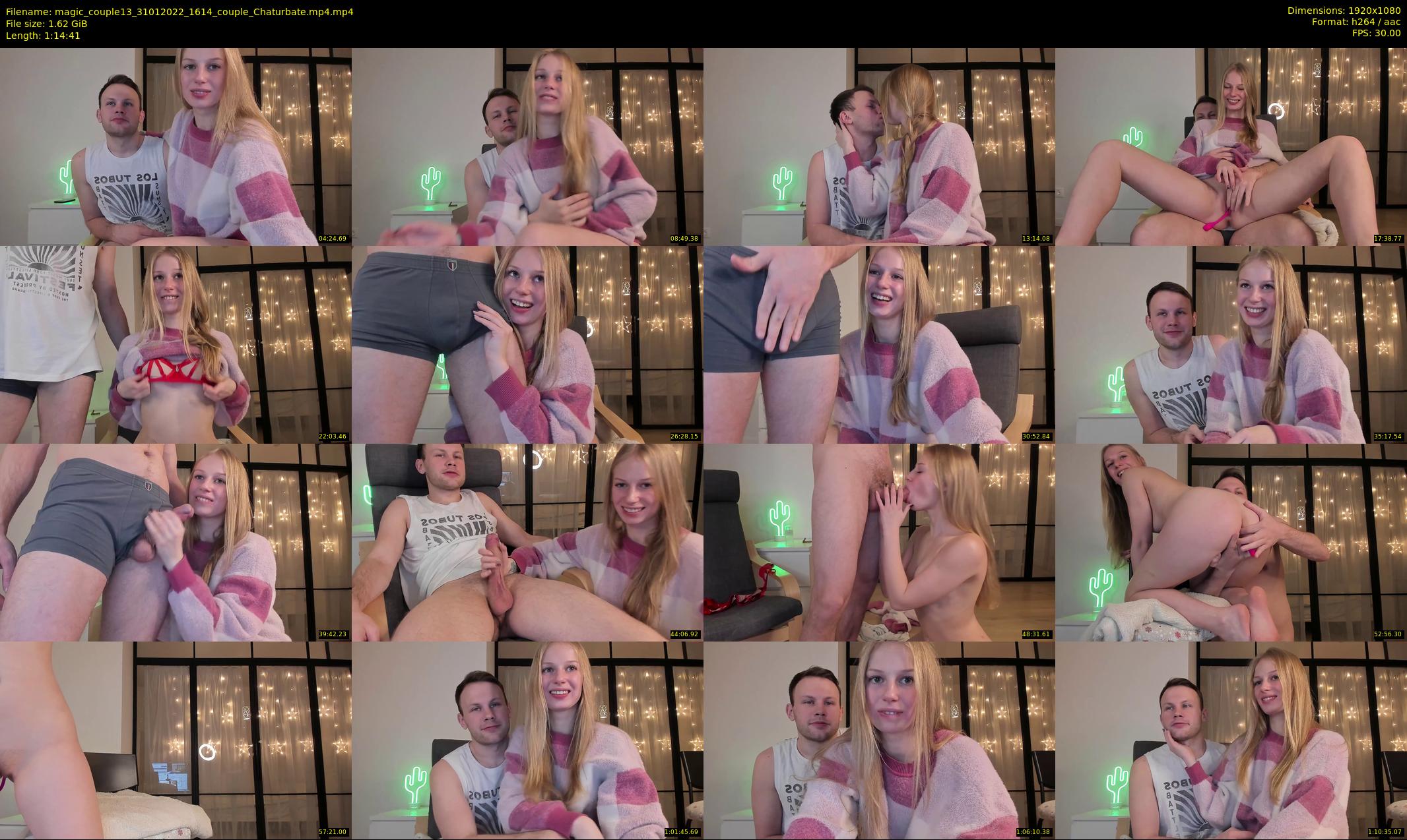 magic_couple13 — 75 minute Chaturbate couple cam show recording, 1080p, Jan 31, 2022