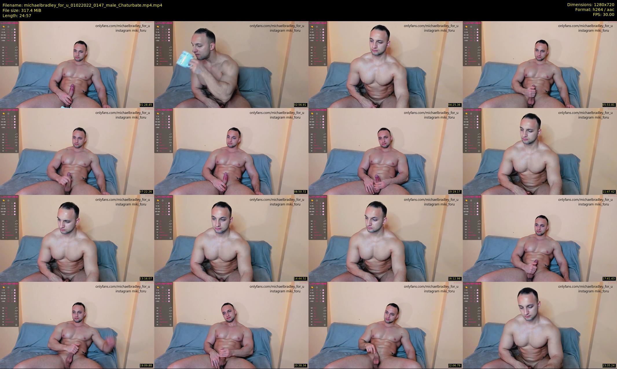 michaelbradley_for_u — 25 minute Chaturbate male cam show recording, 720p, Feb 1, 2022