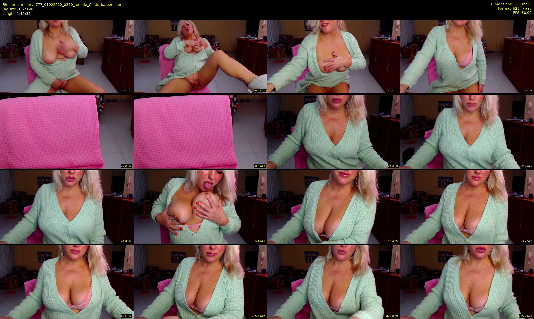 minerva777 — 73 minute Chaturbate female cam show recording, 720p, Feb 1, 2022