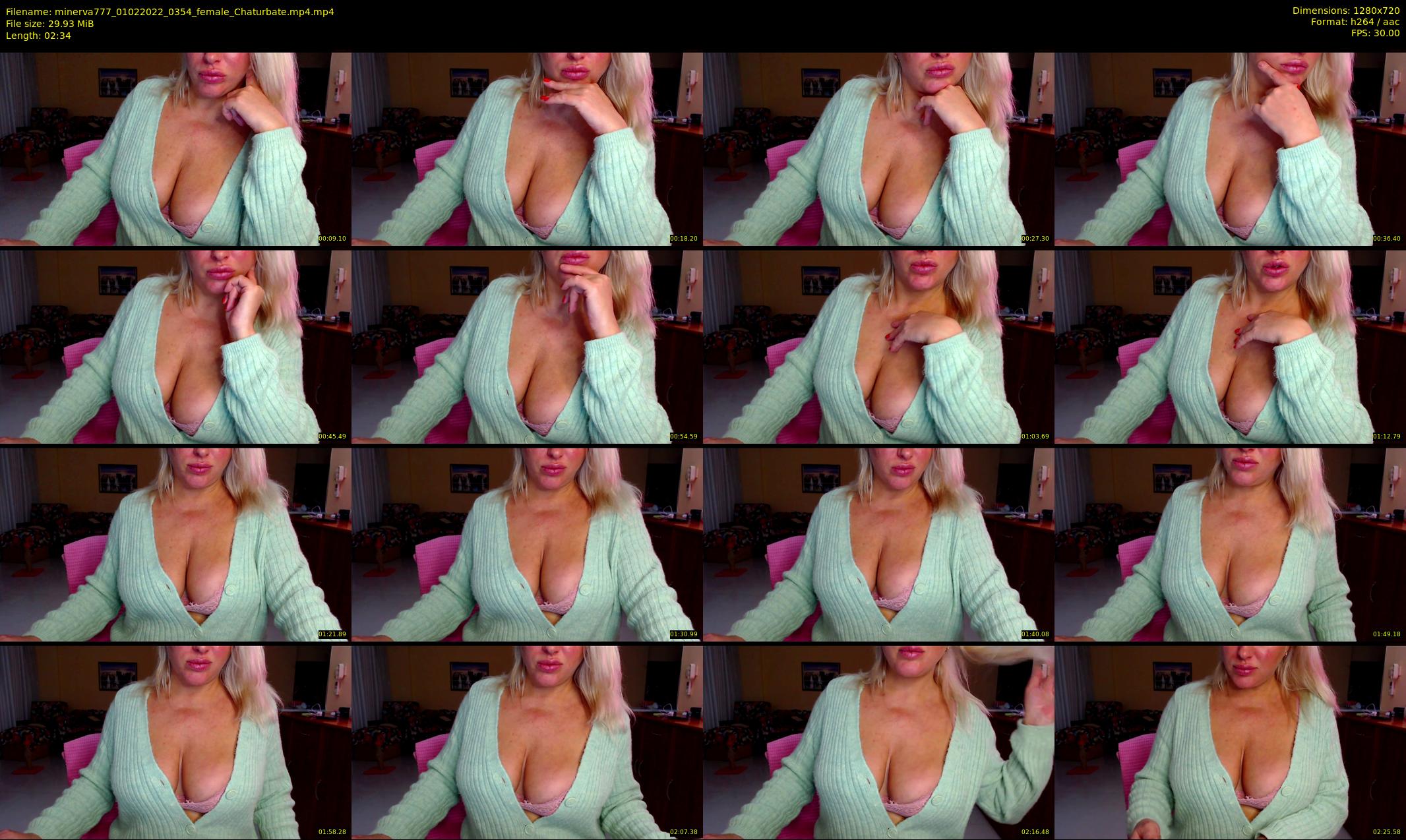 minerva777 — 3 minute Chaturbate female cam show recording, 720p, Feb 1, 2022