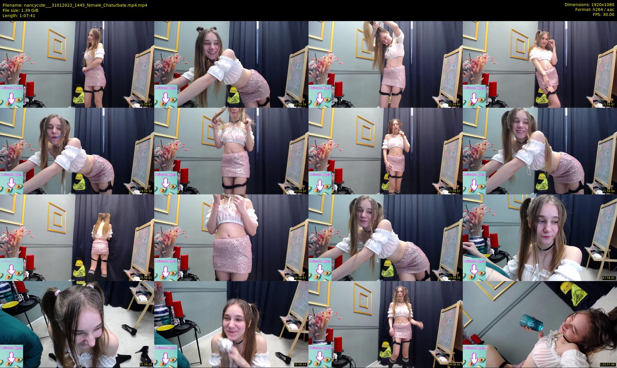 nancycute__ — 68 minute Chaturbate female cam show recording, 1080p, Jan 31, 2022