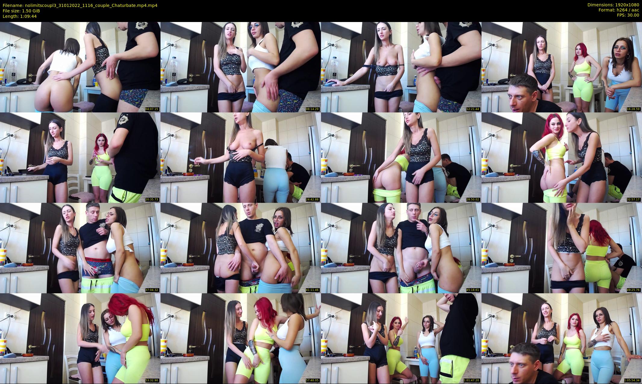 nolimitscoupl3 — 70 minute Chaturbate couple cam show recording, 1080p, Jan 31, 2022