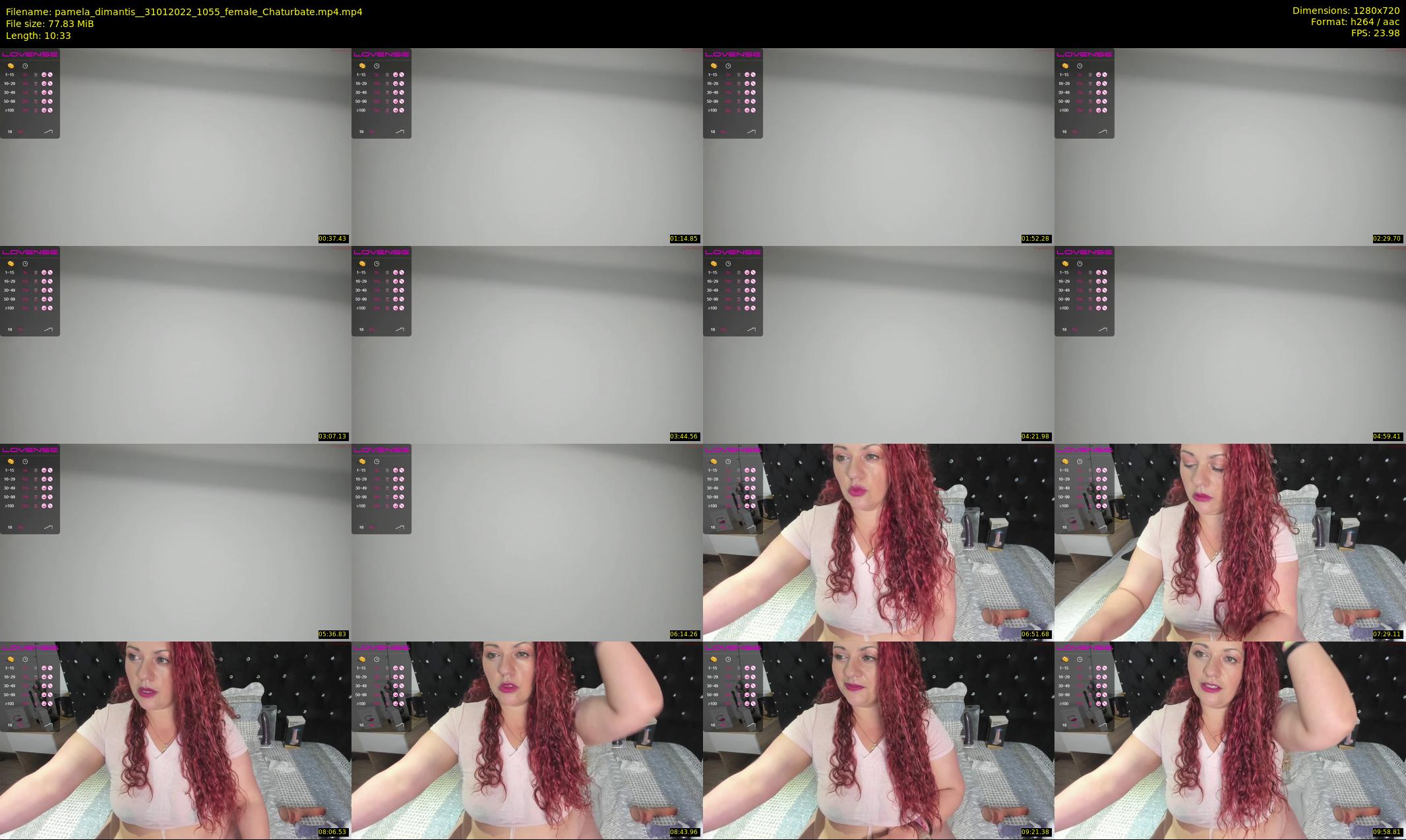 pamela_dimantis_ — 11 minute Chaturbate female cam show recording, 720p, Jan 31, 2022