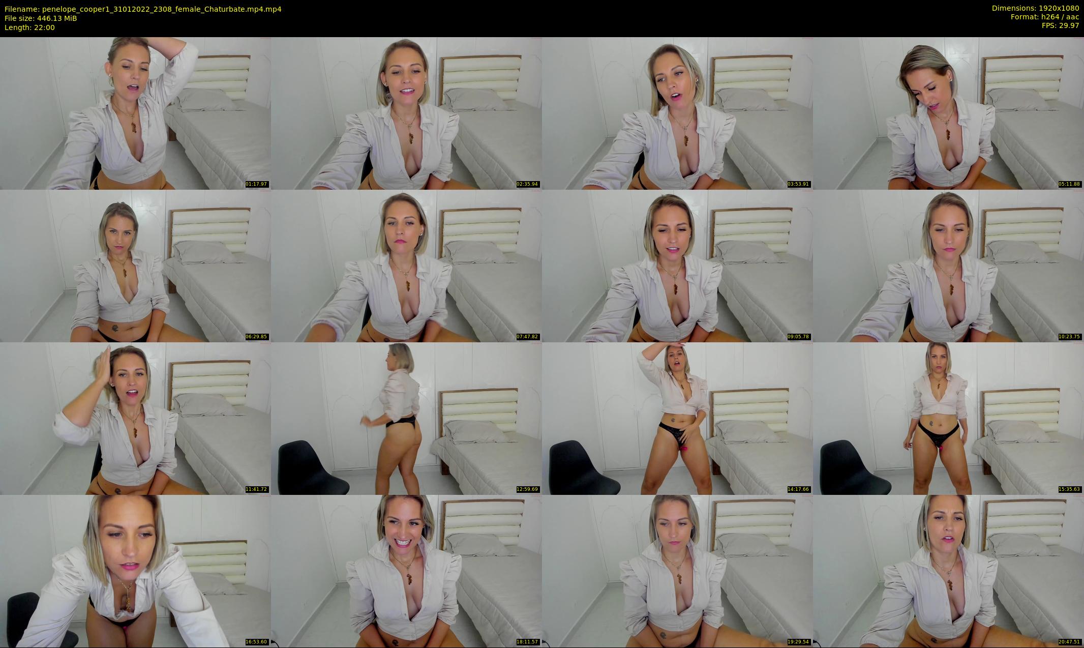 penelope_cooper1 — 22 minute Chaturbate female cam show recording, 1080p, Jan 31, 2022