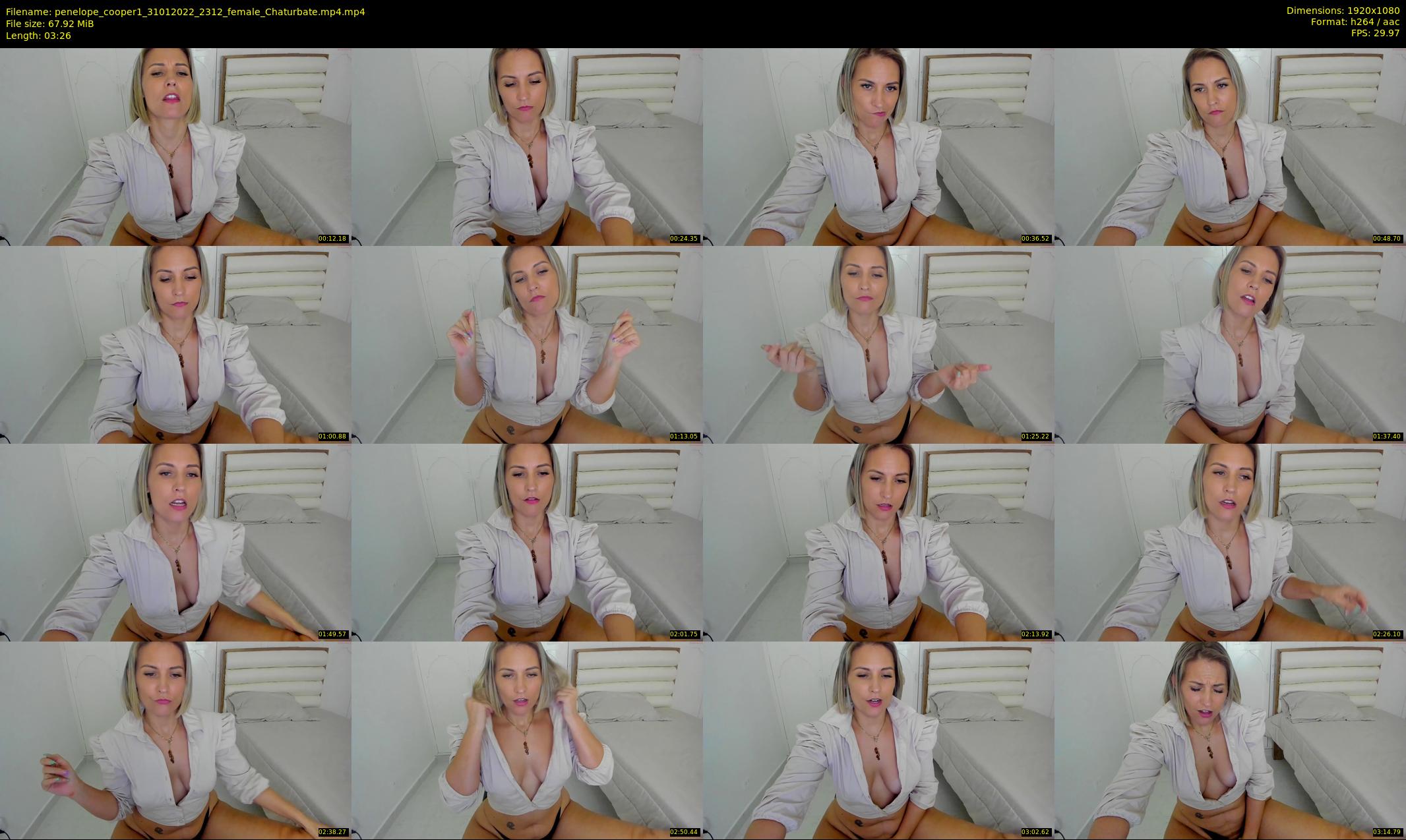 penelope_cooper1 — 4 minute Chaturbate female cam show recording, 1080p, Jan 31, 2022