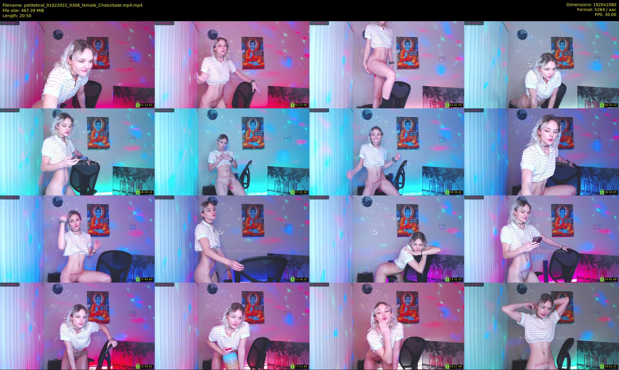 petitebrat — 21 minute Chaturbate female cam show recording, 1080p, Feb 1, 2022