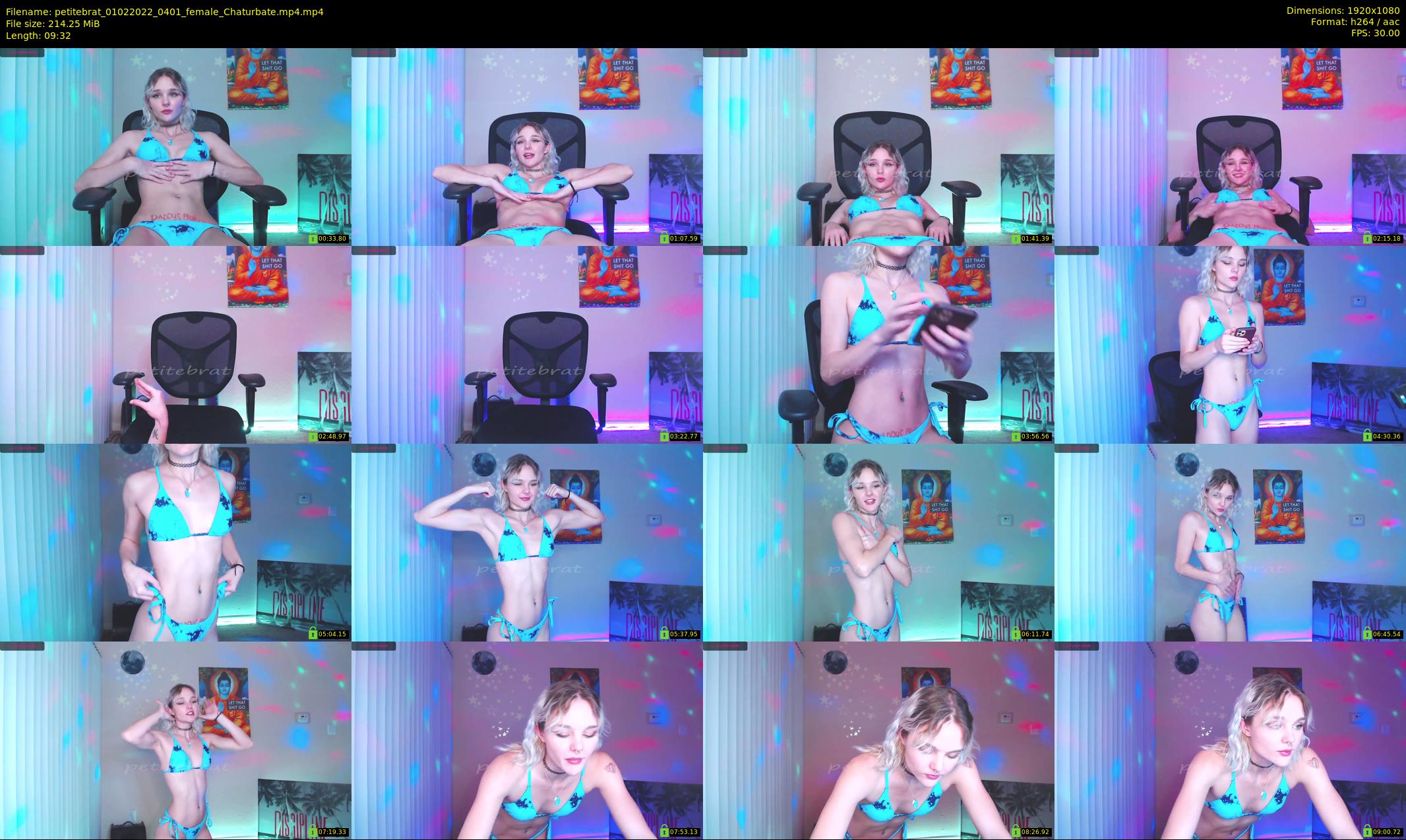 petitebrat — 10 minute Chaturbate female cam show recording, 1080p, Feb 1, 2022