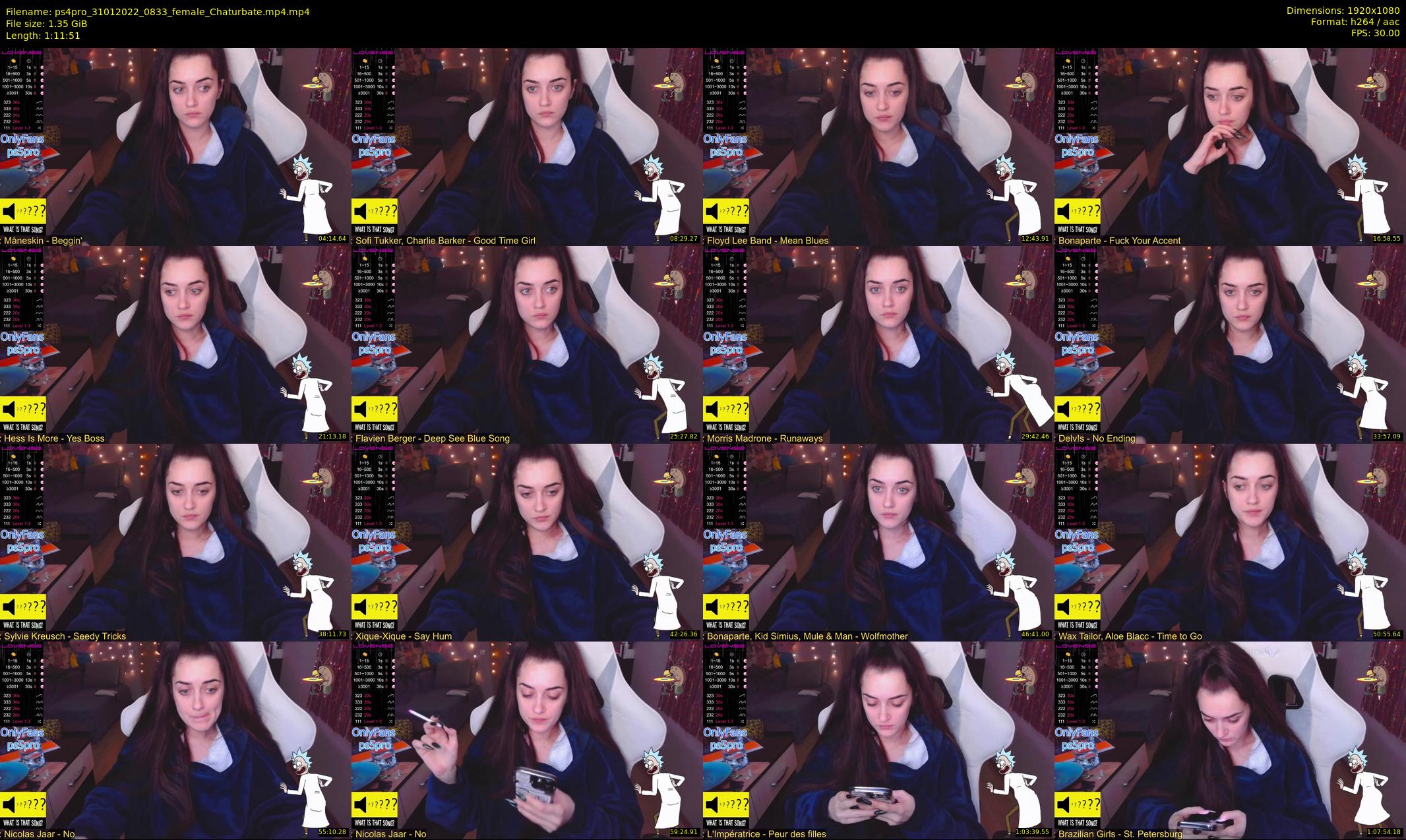 ps4pro — 72 minute Chaturbate female cam show recording, 1080p, Jan 31, 2022