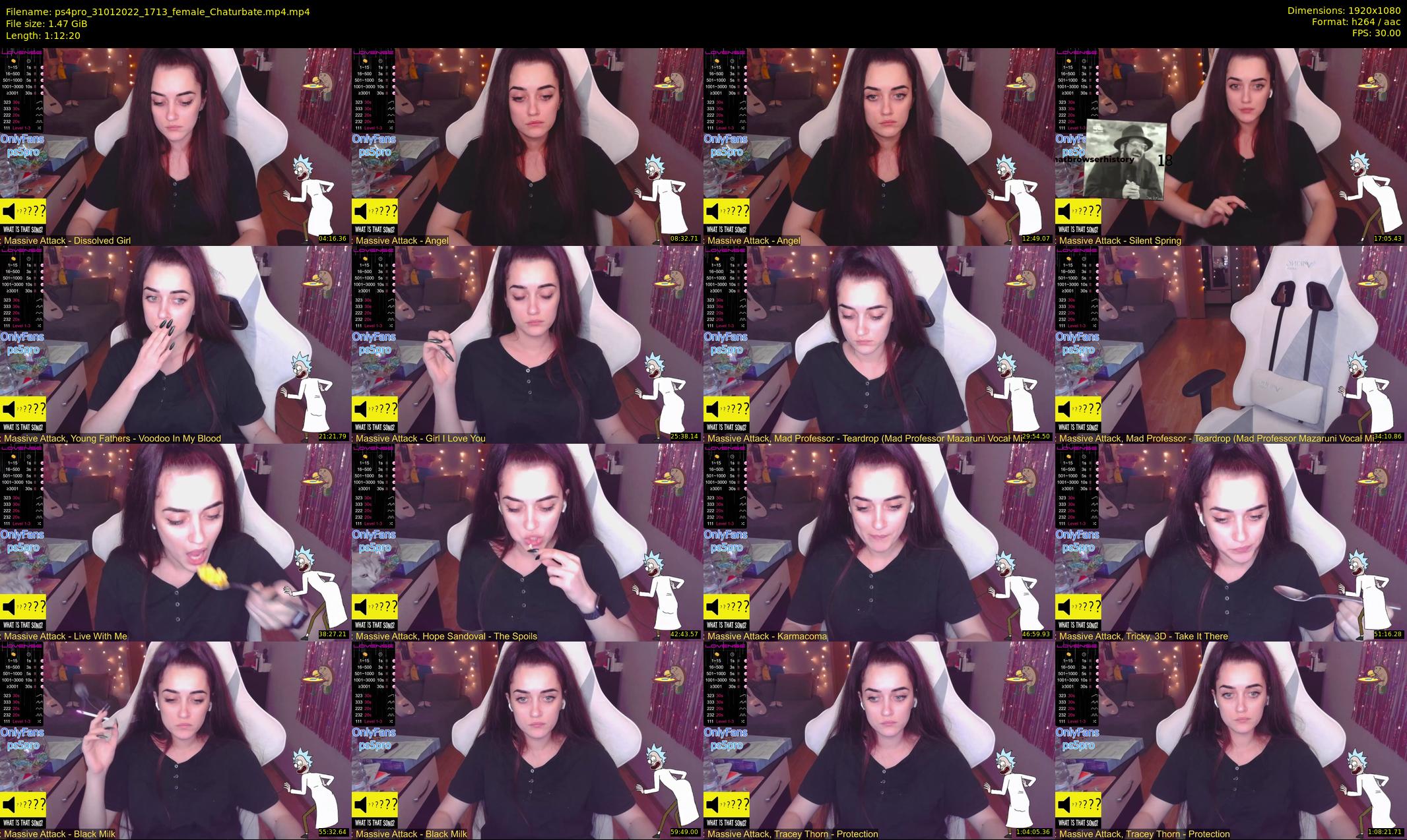 ps4pro — 73 minute Chaturbate female cam show recording, 1080p, Jan 31, 2022