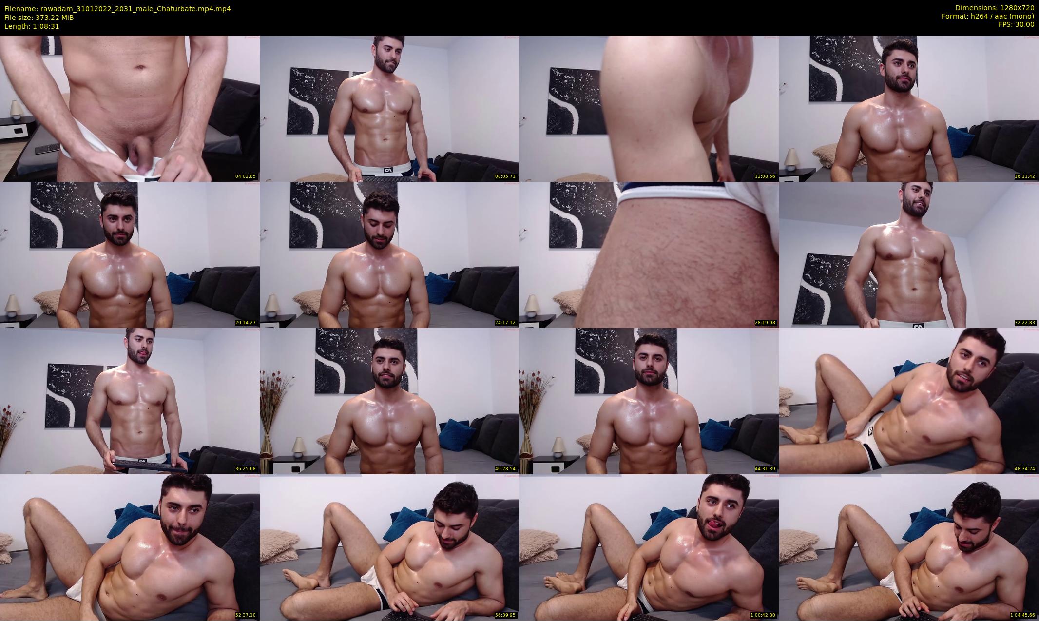 rawadam — 69 minute Chaturbate male cam show recording, 720p, Jan 31, 2022