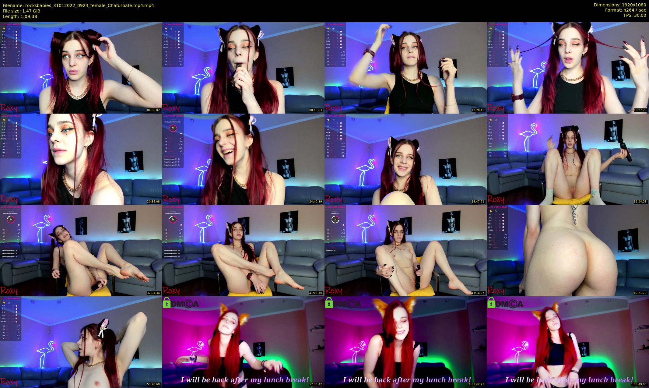 rocksbabies — 70 minute Chaturbate female cam show recording, 1080p, Jan 31, 2022