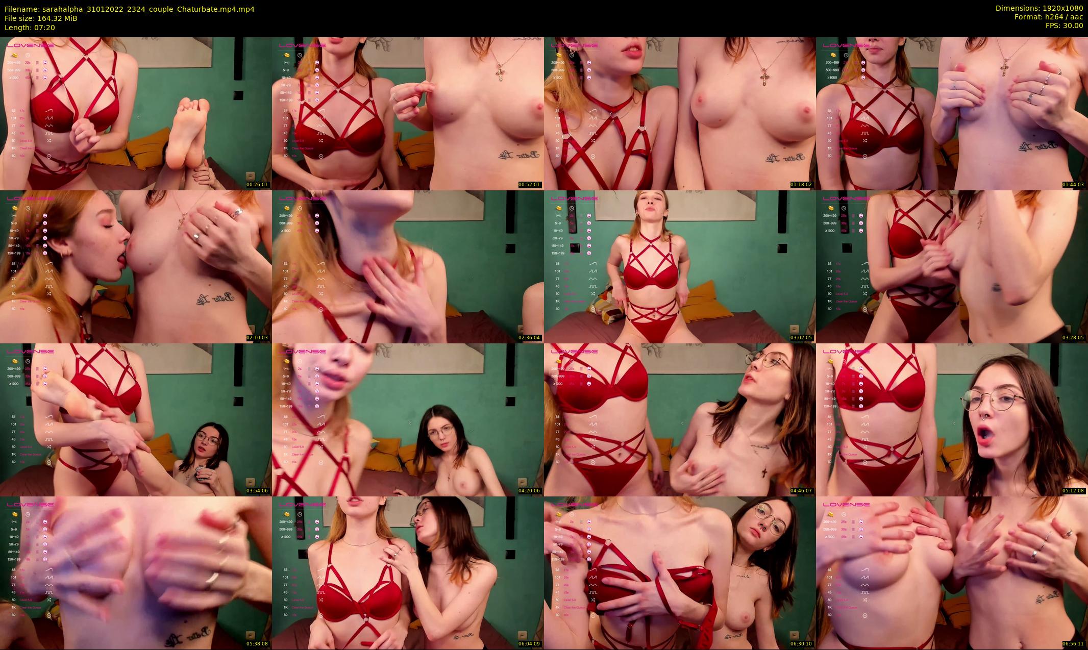sarahalpha — 8 minute Chaturbate couple cam show recording, 1080p, Jan 31, 2022