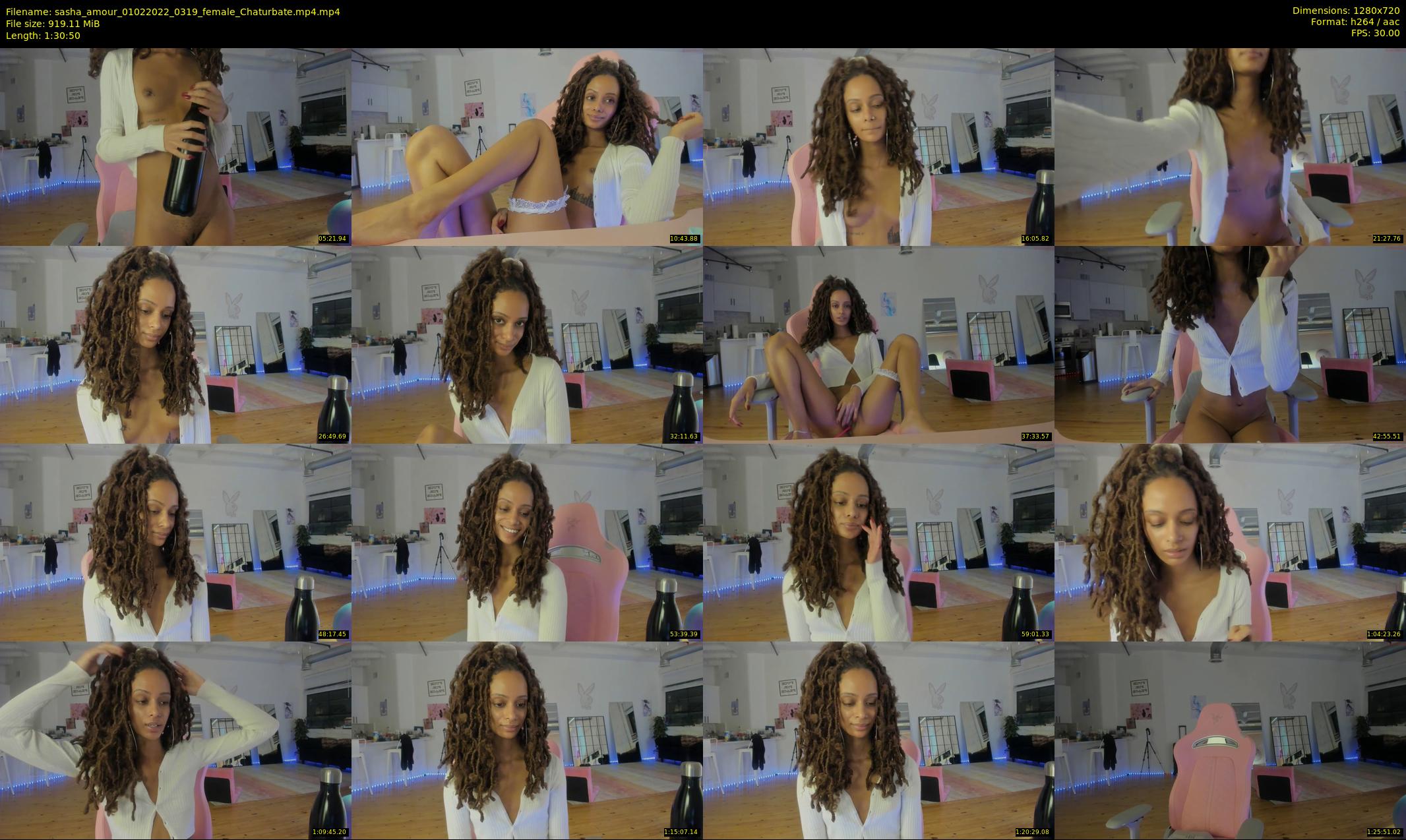 sasha_amour — 91 minute Chaturbate female cam show recording, 720p, Feb 1, 2022