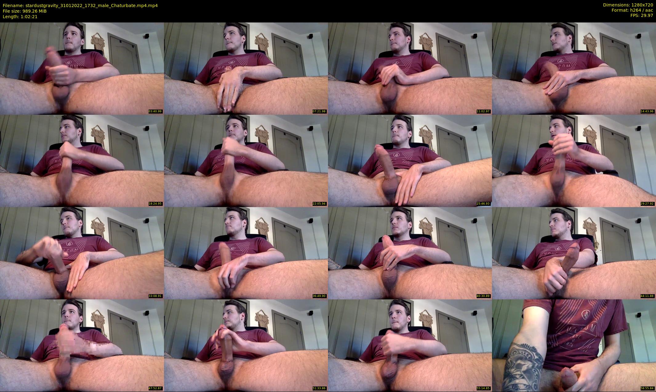 stardustgravity — 63 minute Chaturbate male cam show recording, 720p, Jan 31, 2022