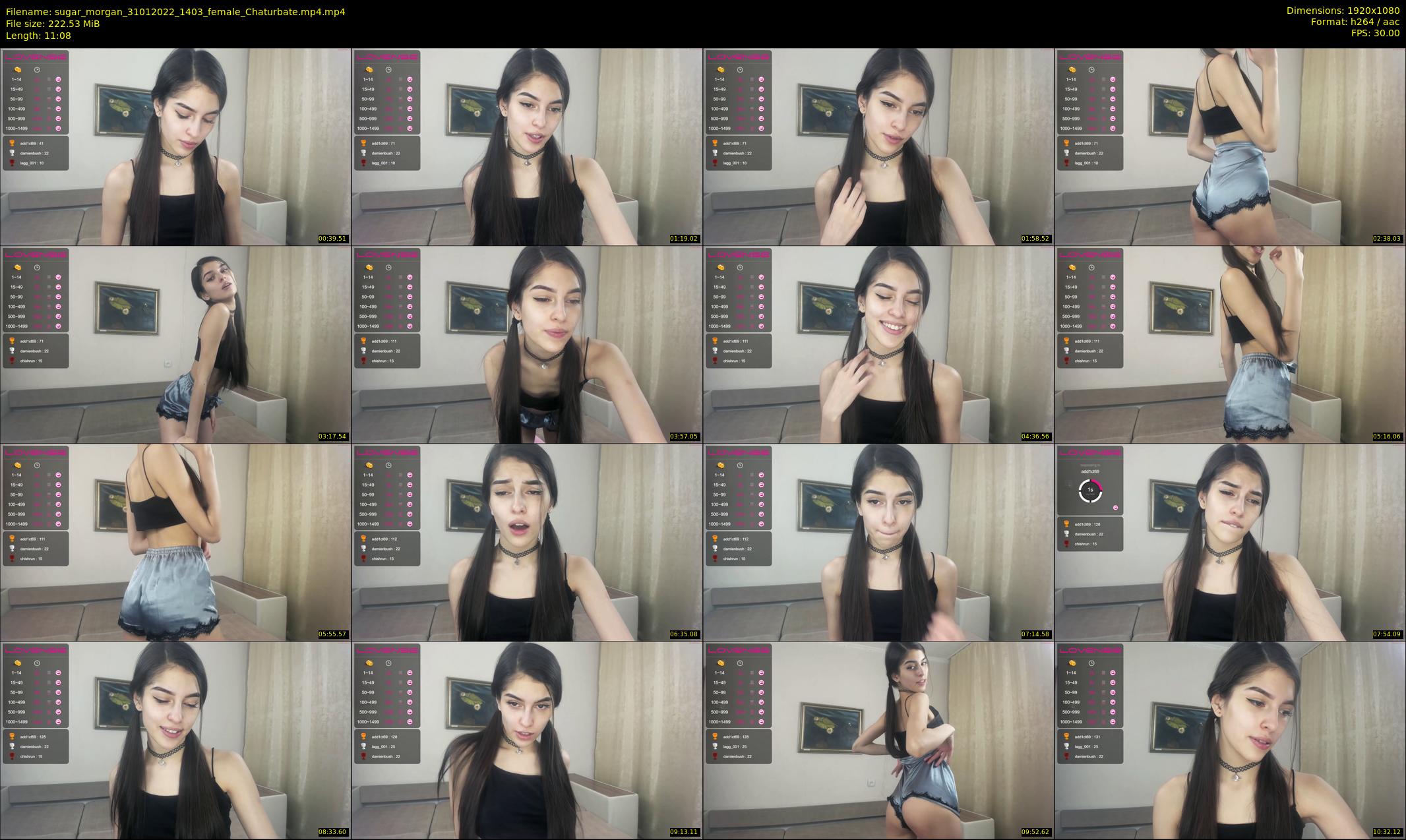 sugar_morgan — 12 minute Chaturbate female cam show recording, 1080p, Jan 31, 2022