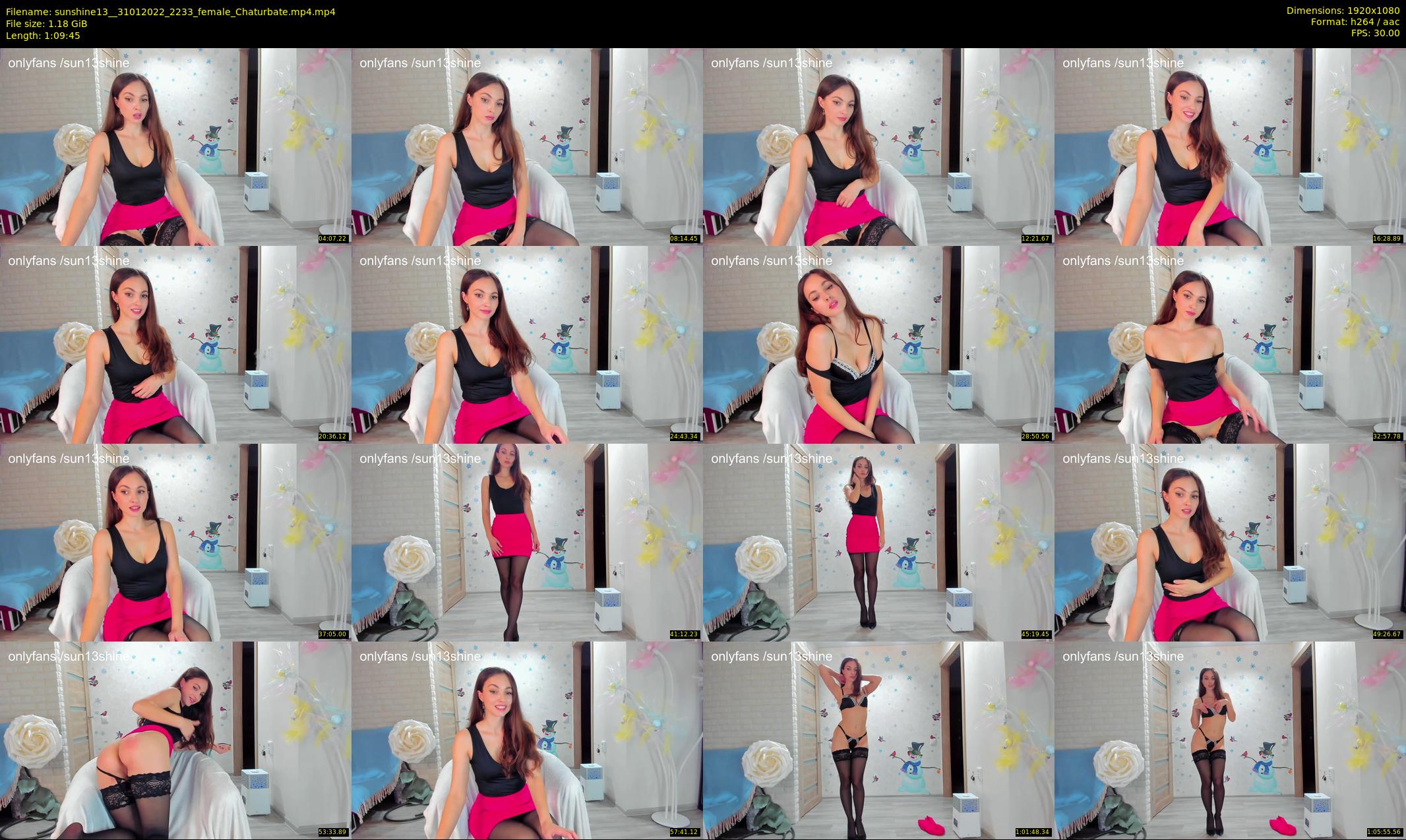 sunshine13_ — 70 minute Chaturbate female cam show recording, 1080p, Jan 31, 2022