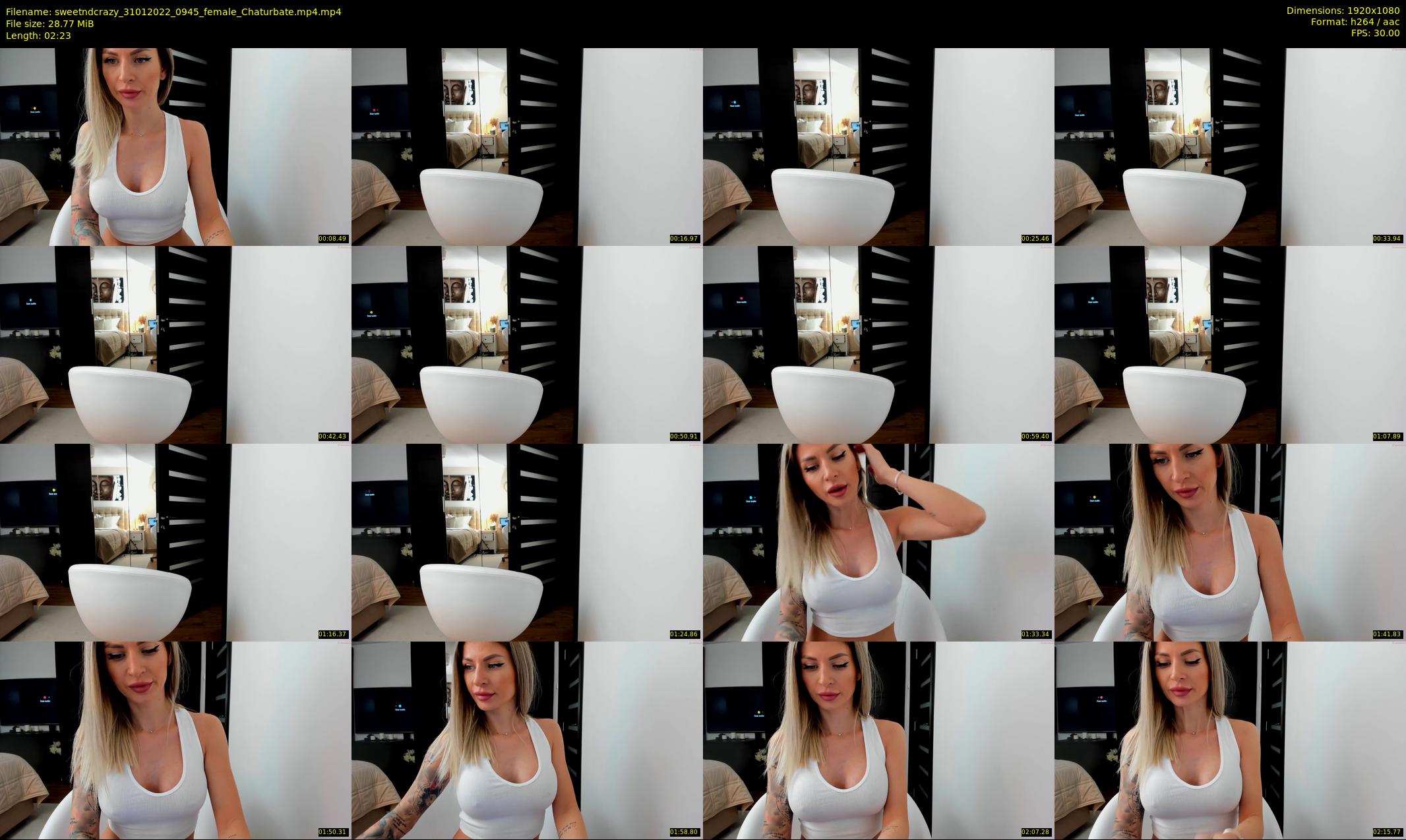 sweetndcrazy — 3 minute Chaturbate female cam show recording, 1080p, Jan 31, 2022