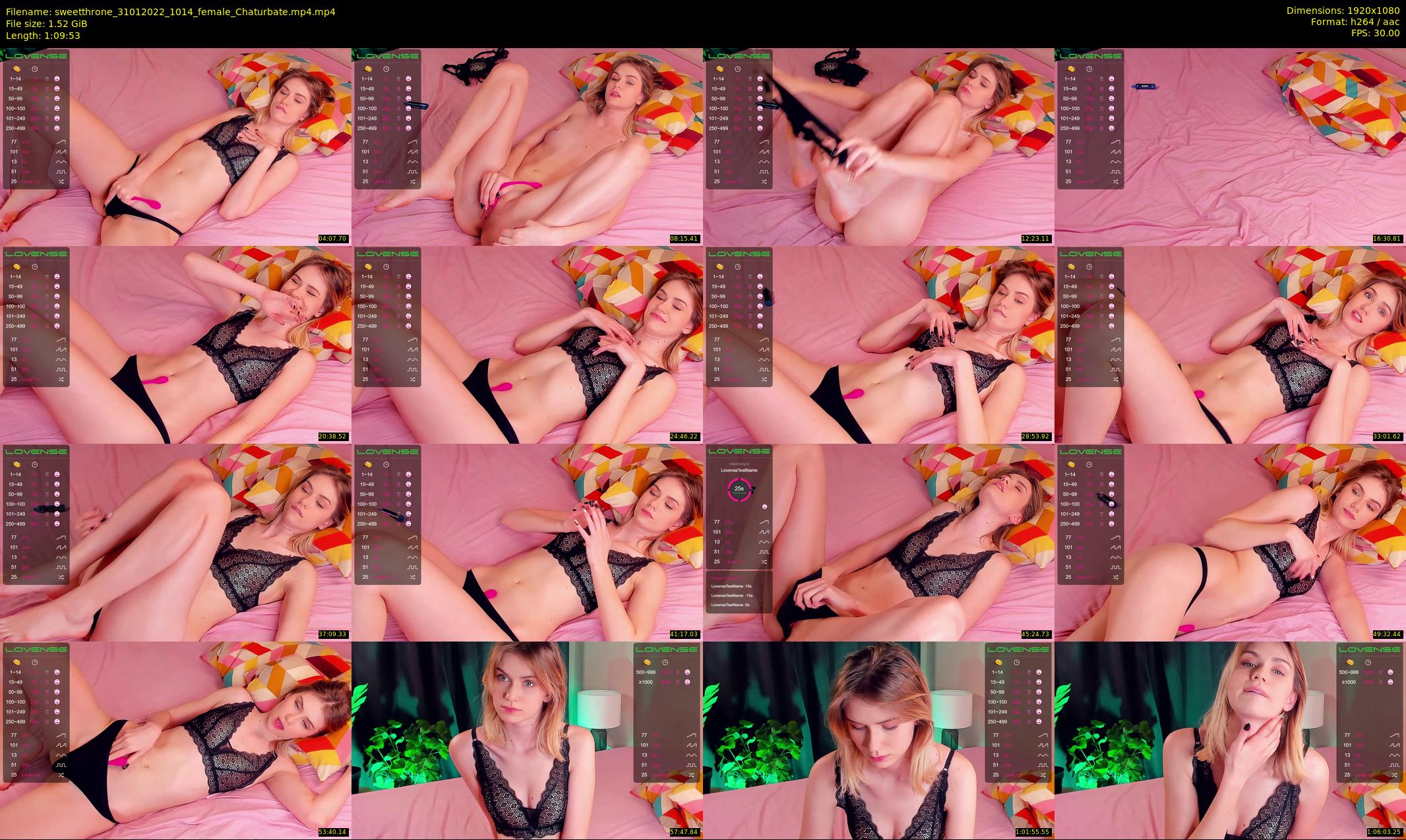 sweetthrone — 70 minute Chaturbate couple cam show recording, 1080p, Jan 31, 2022