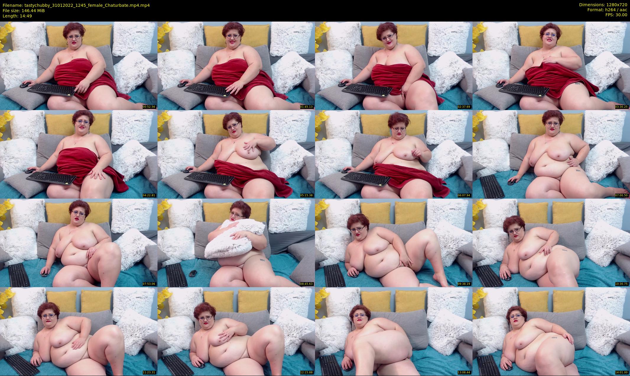 tastychubby — 15 minute Chaturbate female cam show recording, 720p, Jan 31, 2022