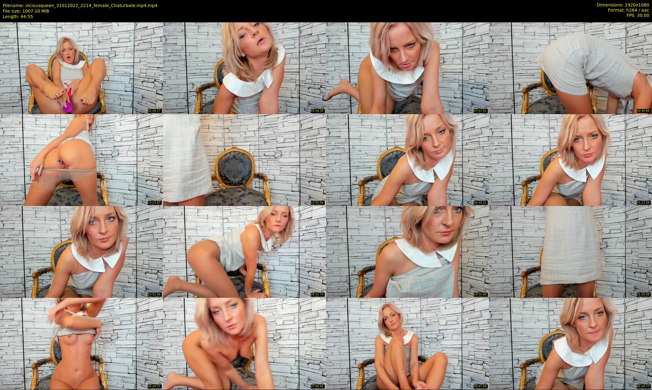 viciousqueen — 45 minute Chaturbate female cam show recording, 1080p, Jan 31, 2022
