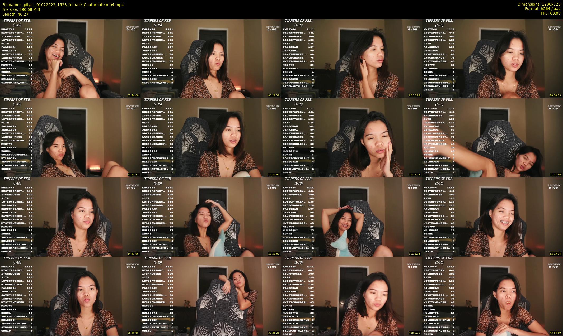 _pilya_ — 47 minute Chaturbate female cam show recording, 720p, Feb 1, 2022