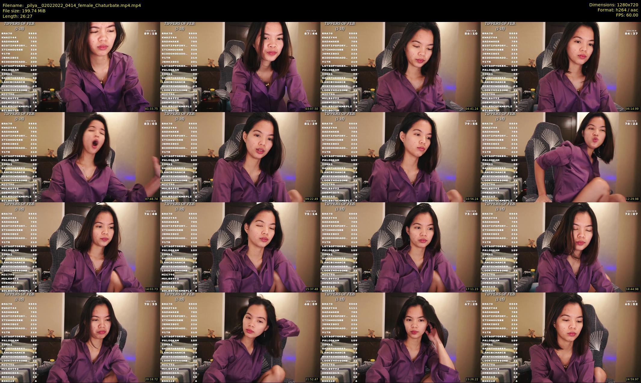 _pilya_ — 27 minute Chaturbate female cam show recording, 720p, Feb 2, 2022