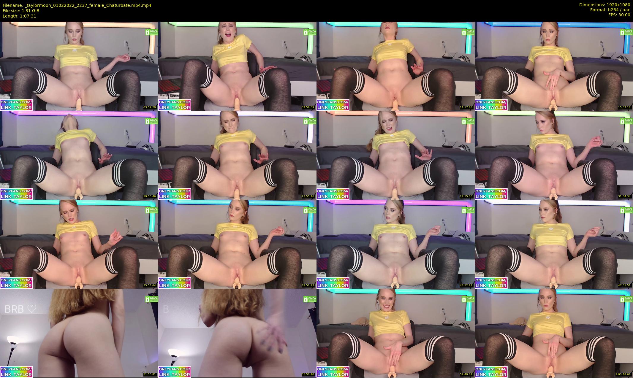 _taylormoon — 68 minute Chaturbate female cam show recording, 1080p, Feb 1, 2022
