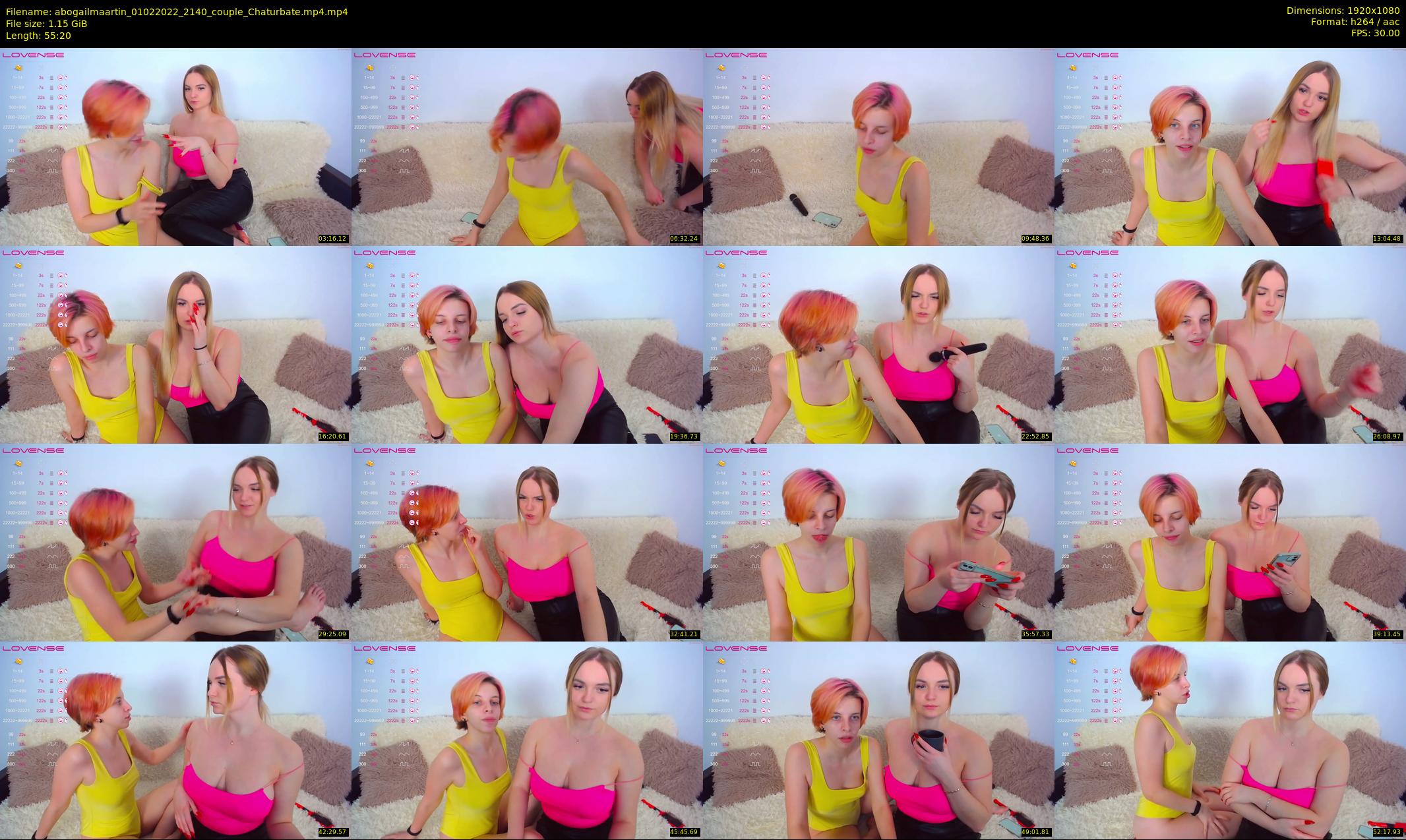 abogailmaartin — 56 minute Chaturbate female cam show recording, 1080p, Feb 1, 2022
